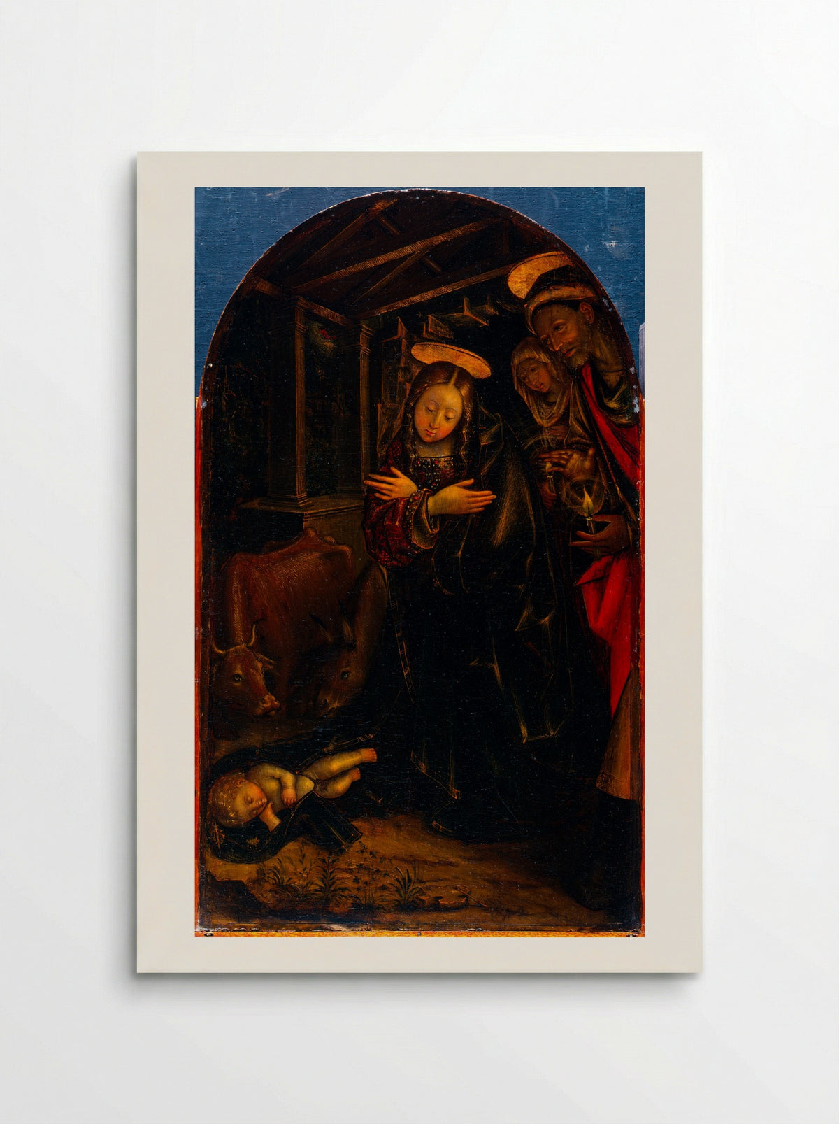 The Adoration of the Christ Child - Defendente Ferrari - Poster
