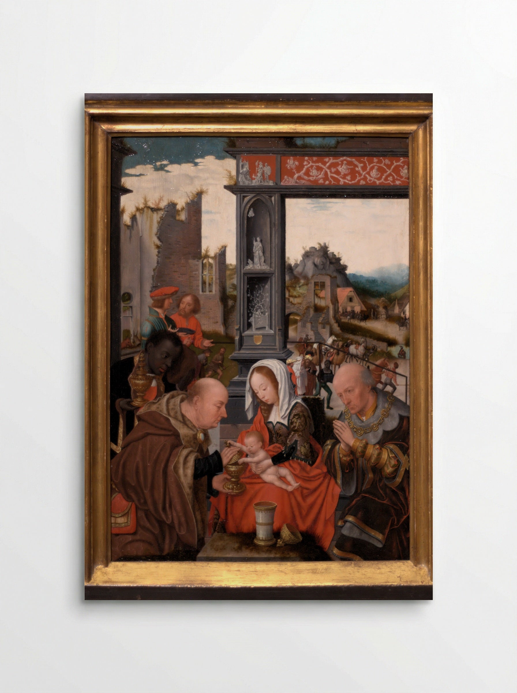 The Adoration of the Magi - Jan Jansz Mostaert - Poster