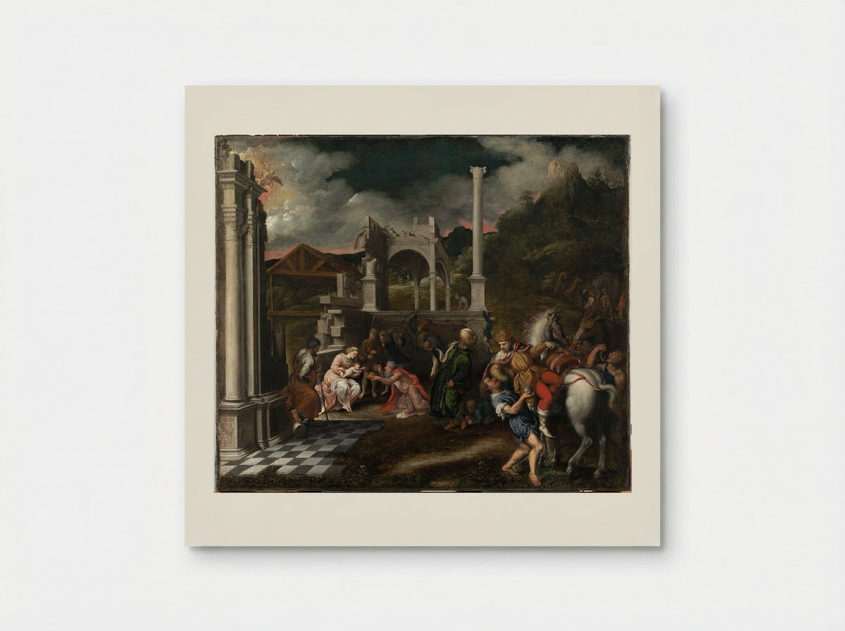 The Adoration of the Magi - Paris Bordone - Poster