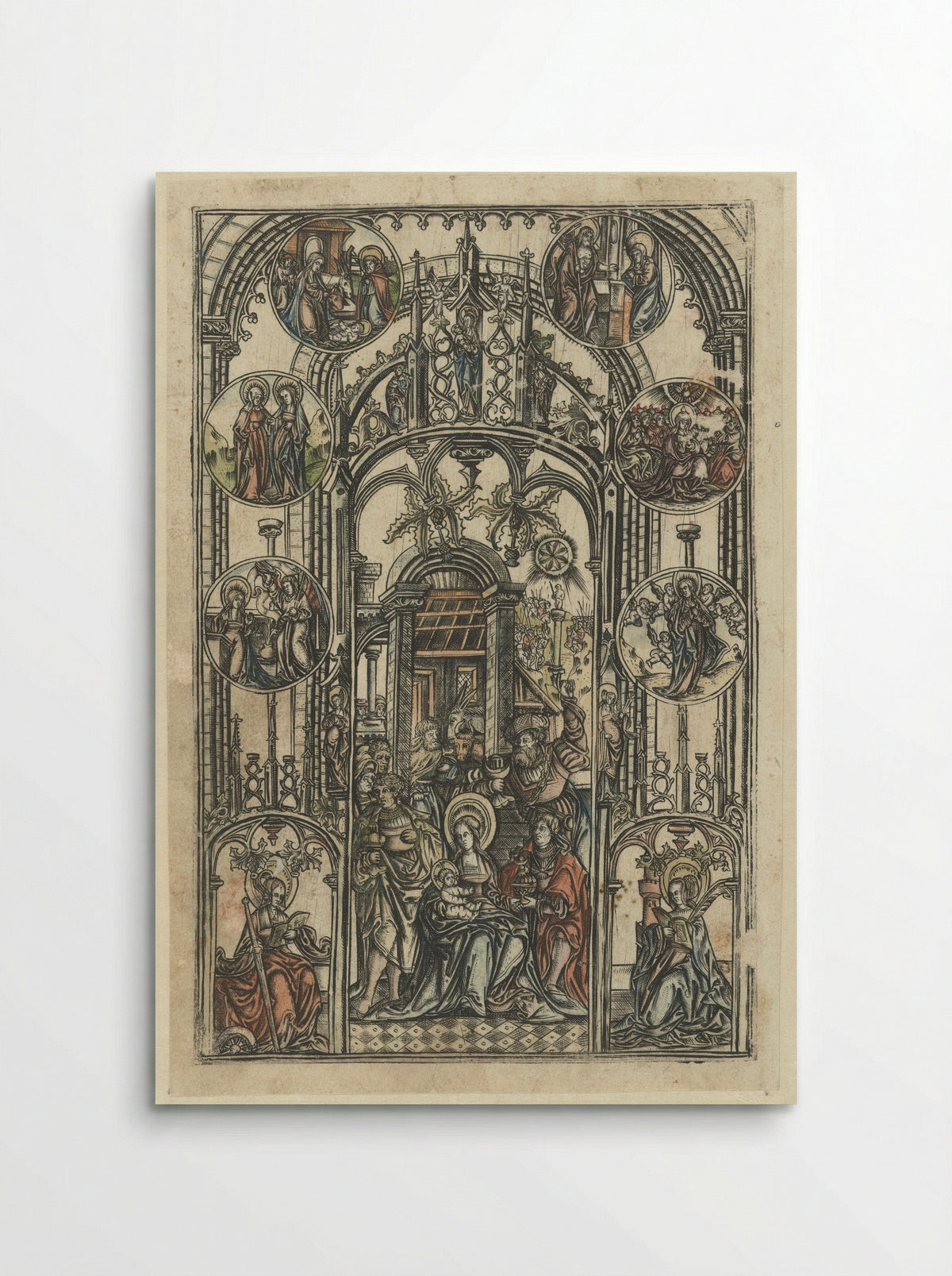 The Adoration of the Magi - Monogrammist S - Poster