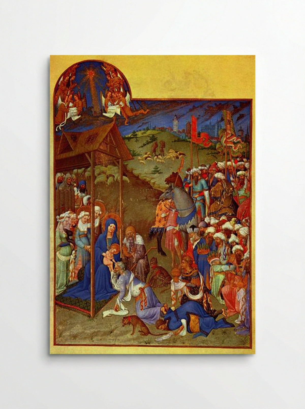 The Adoration of the Magi - Limbourg brothers - Poster