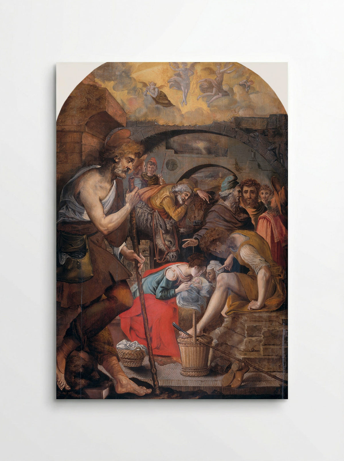 The Adoration of the Shepherds - Anthonie Blocklandt van Montfoort - Poster