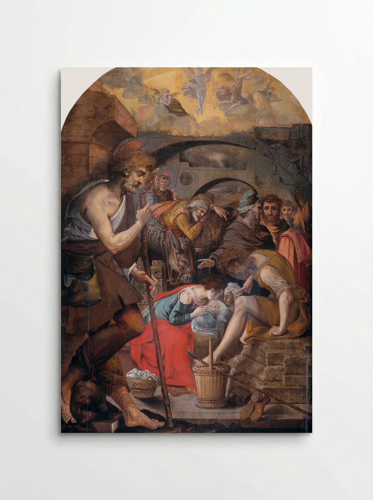 The Adoration of the Shepherds - Anthonie Blocklandt van Montfoort - Poster