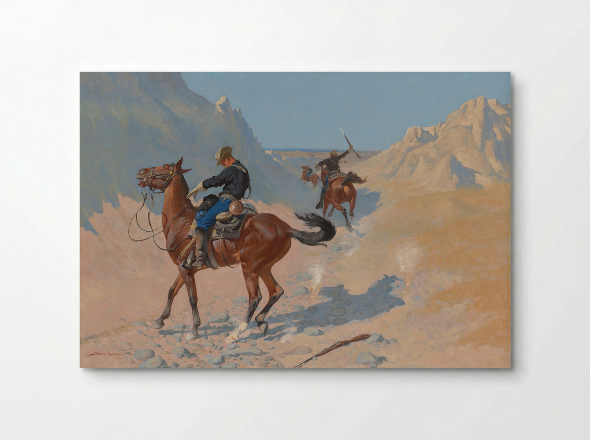 The Advance-Guard, or The Military Sacrifice (The Ambush) - Frederic Remington - Poster