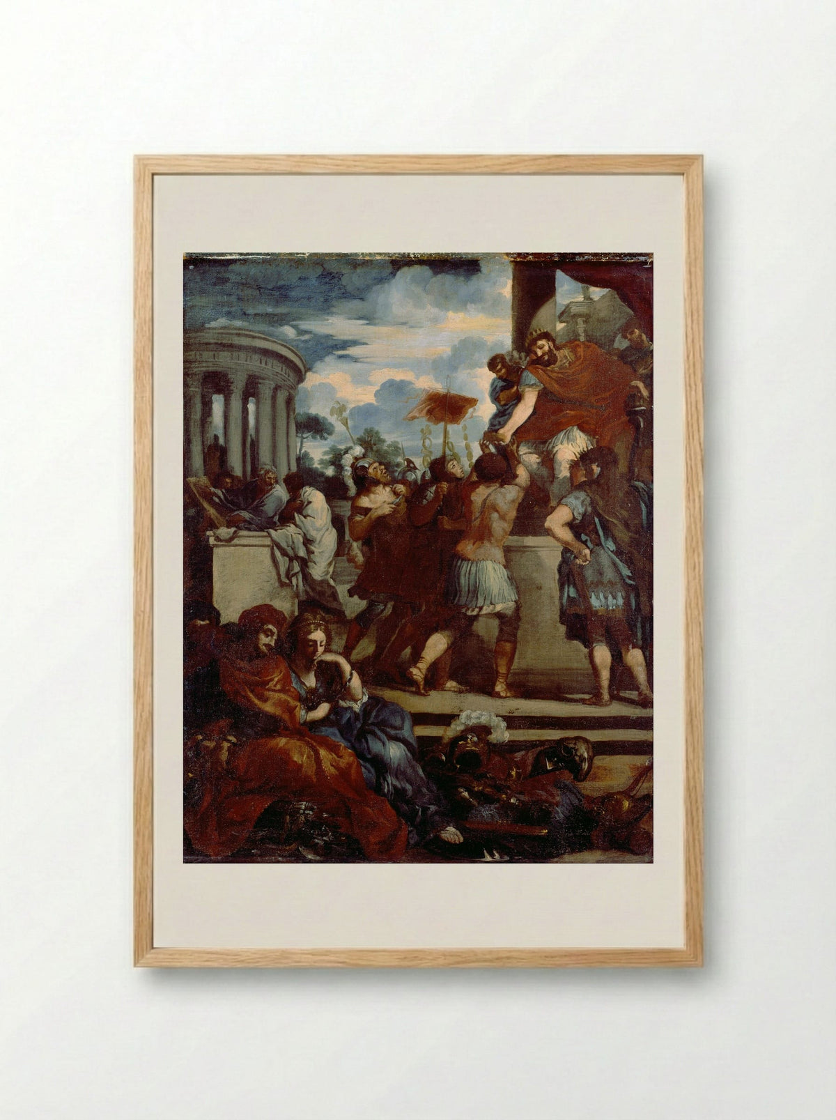 The Age of Bronze - Pietro da Cortona - Framed Print Wood