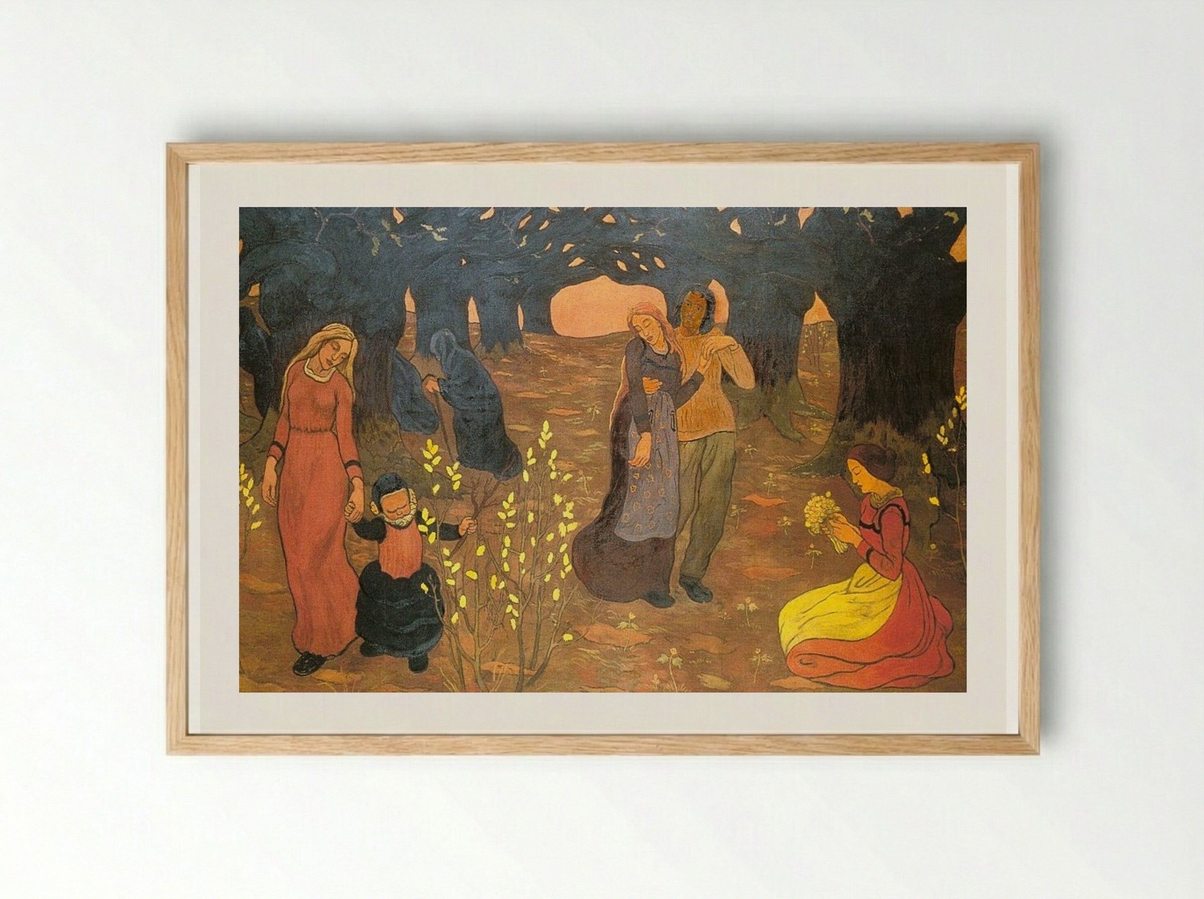 The Ages of Life - Georges Lacombe - Framed Print Wood