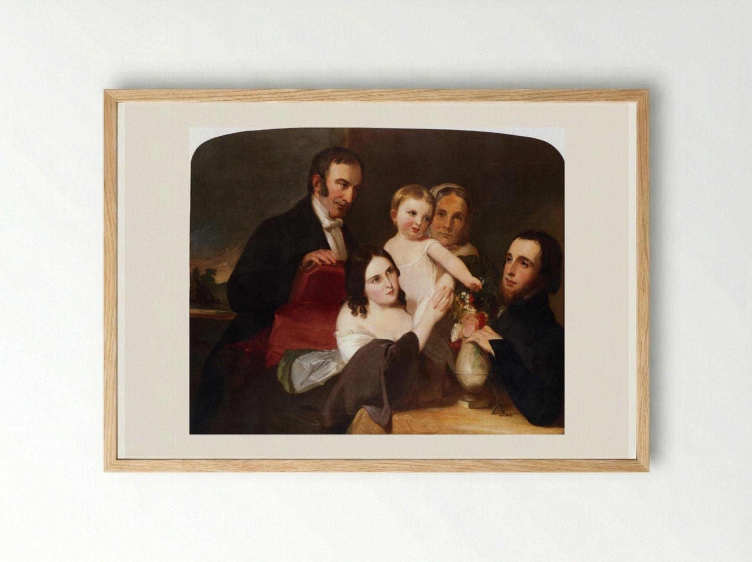 The Alexander Family - Thomas Sully - Framed Print Wood