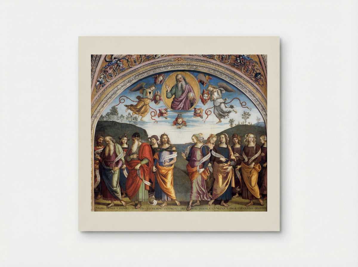 The Almighty with Prophets and Sybils - Pietro Perugino - Poster