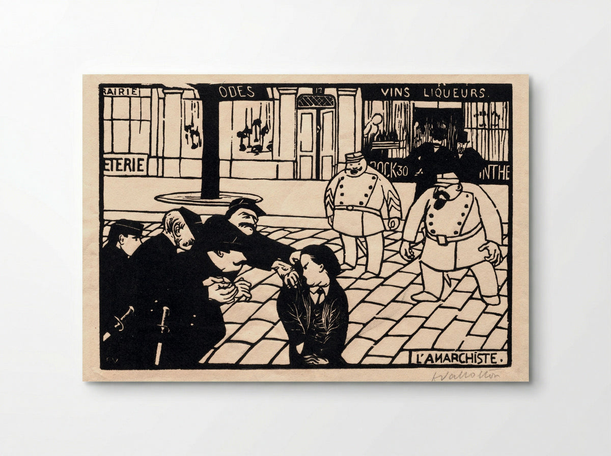 The Anarchist - Félix Vallotton - Poster