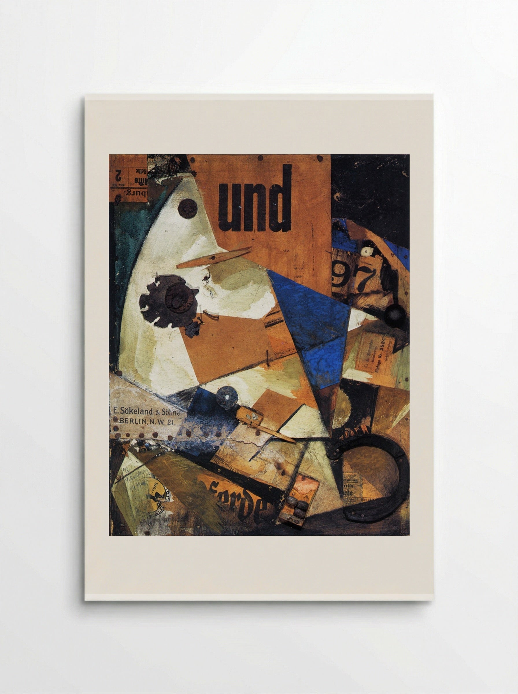 The And-Picture - Kurt Schwitters - Poster