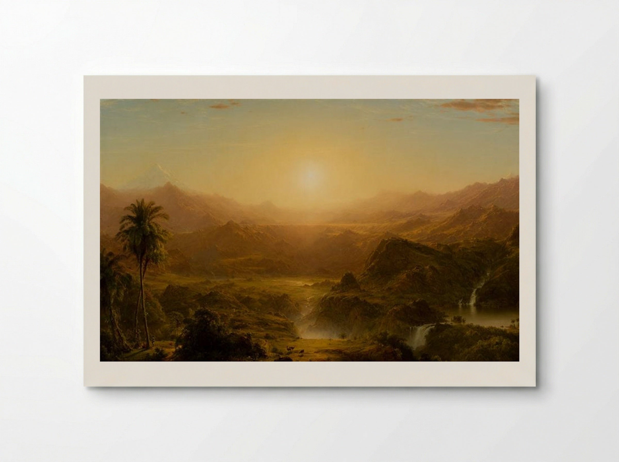 The Andes of Ecuador - Frederic Edwin Church - Poster