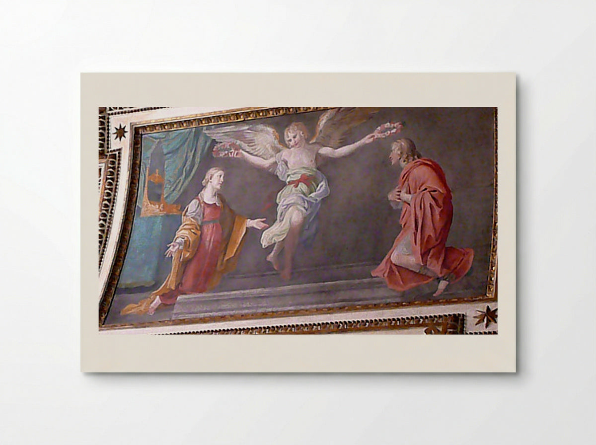 The Angel Crowns St. Cecilia and Valerian - Domenichino - Poster