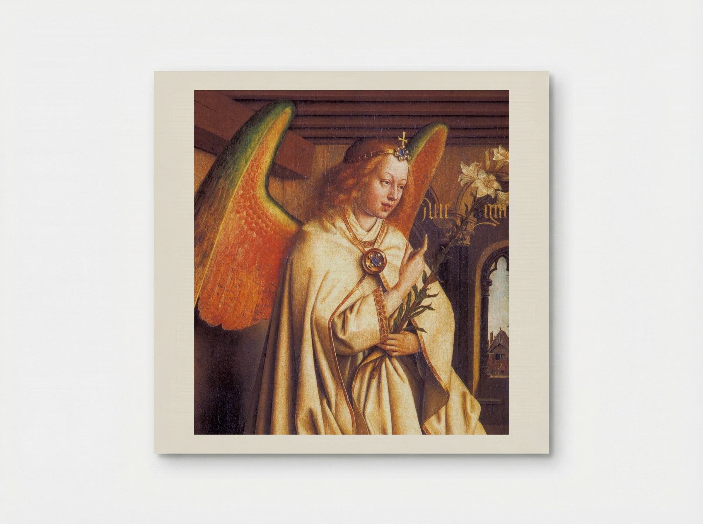 The Angel Gabriel - Jan van Eyck - Poster