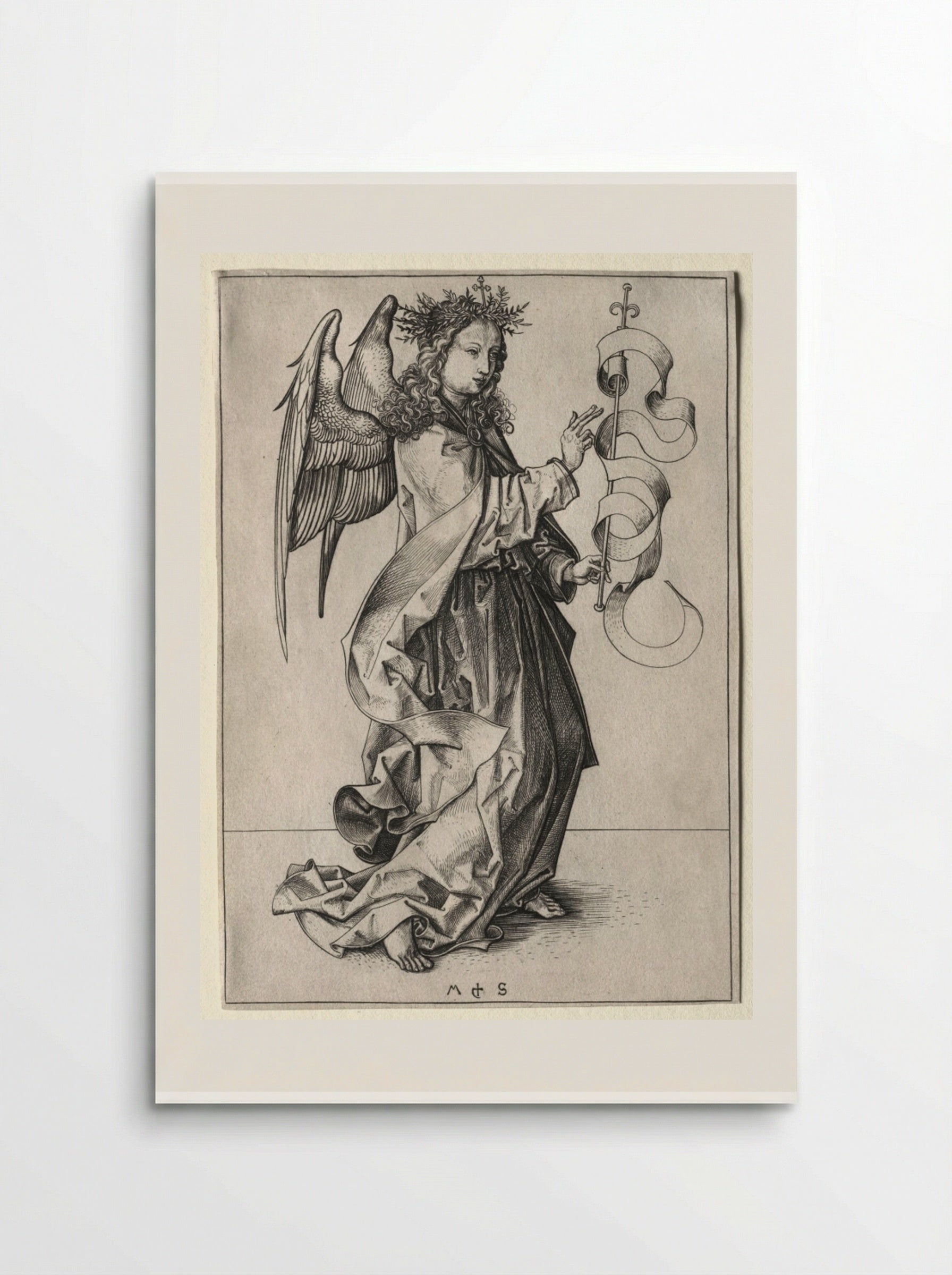 The Angel of the Annunciation - Martin Schongauer - Poster