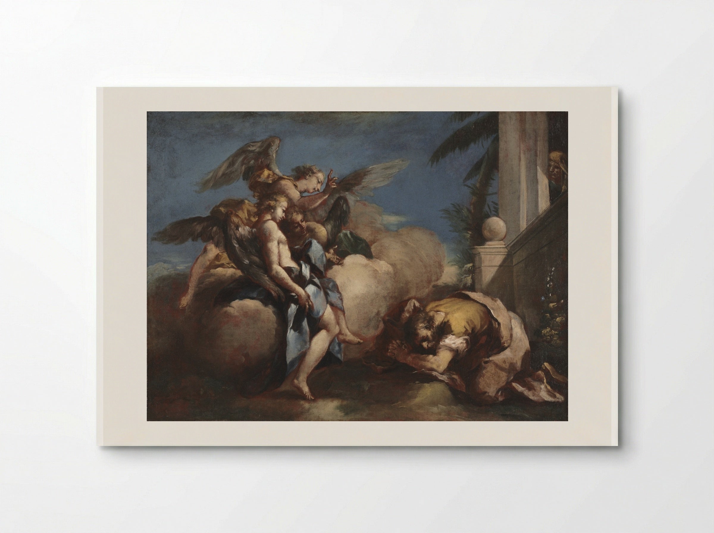The Angels Appearing to Abraham - Francesco Guardi - Poster