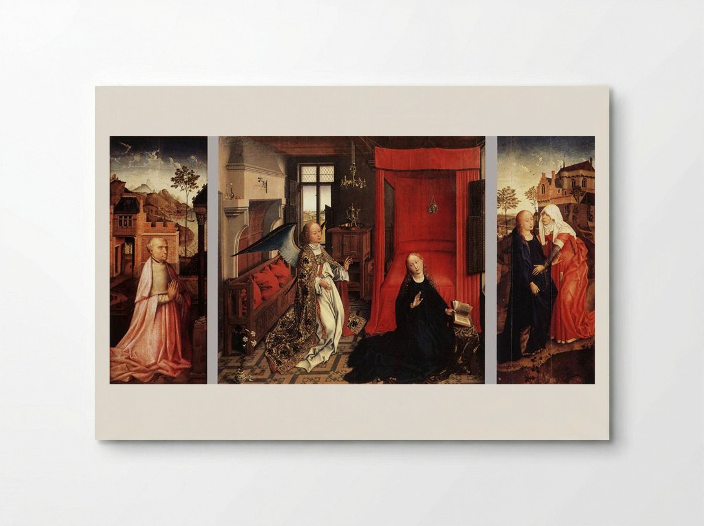 The Annunciation (The Bladelin Triptych) - Rogier van der Weyden - Poster