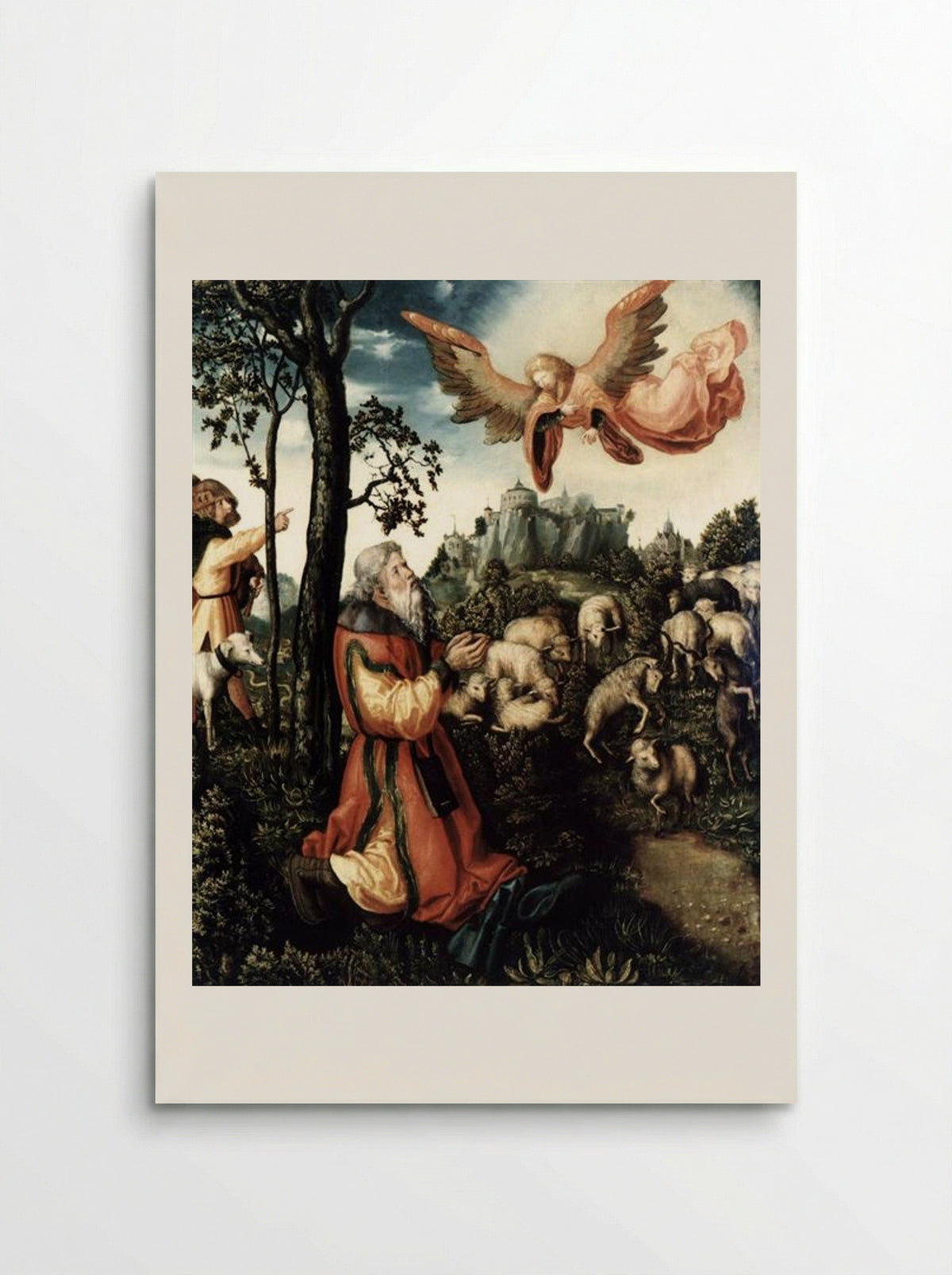 The Annunciation to Joachim - Lucas Cranach the Elder - Poster