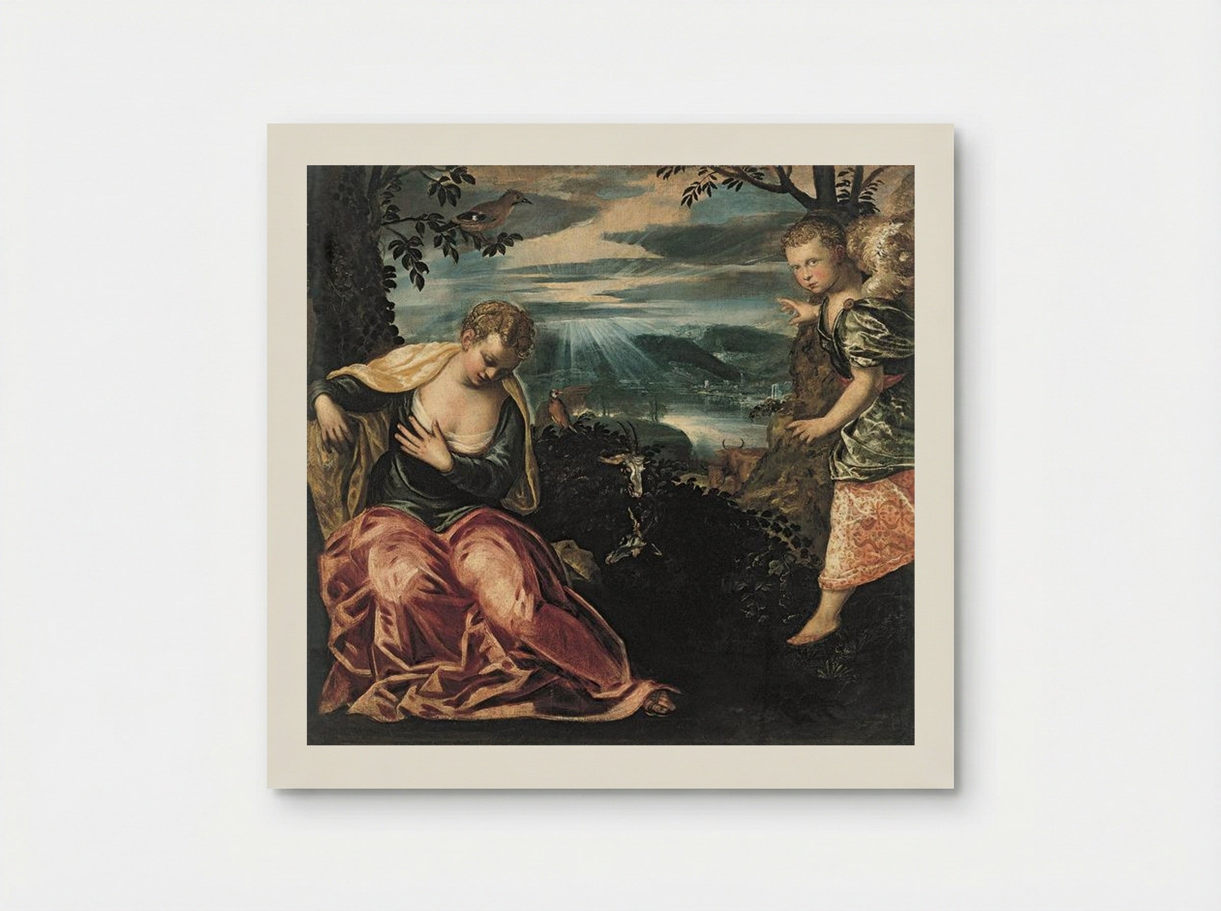 The Annunciation to Manoah's Wife - Tintoretto - Poster