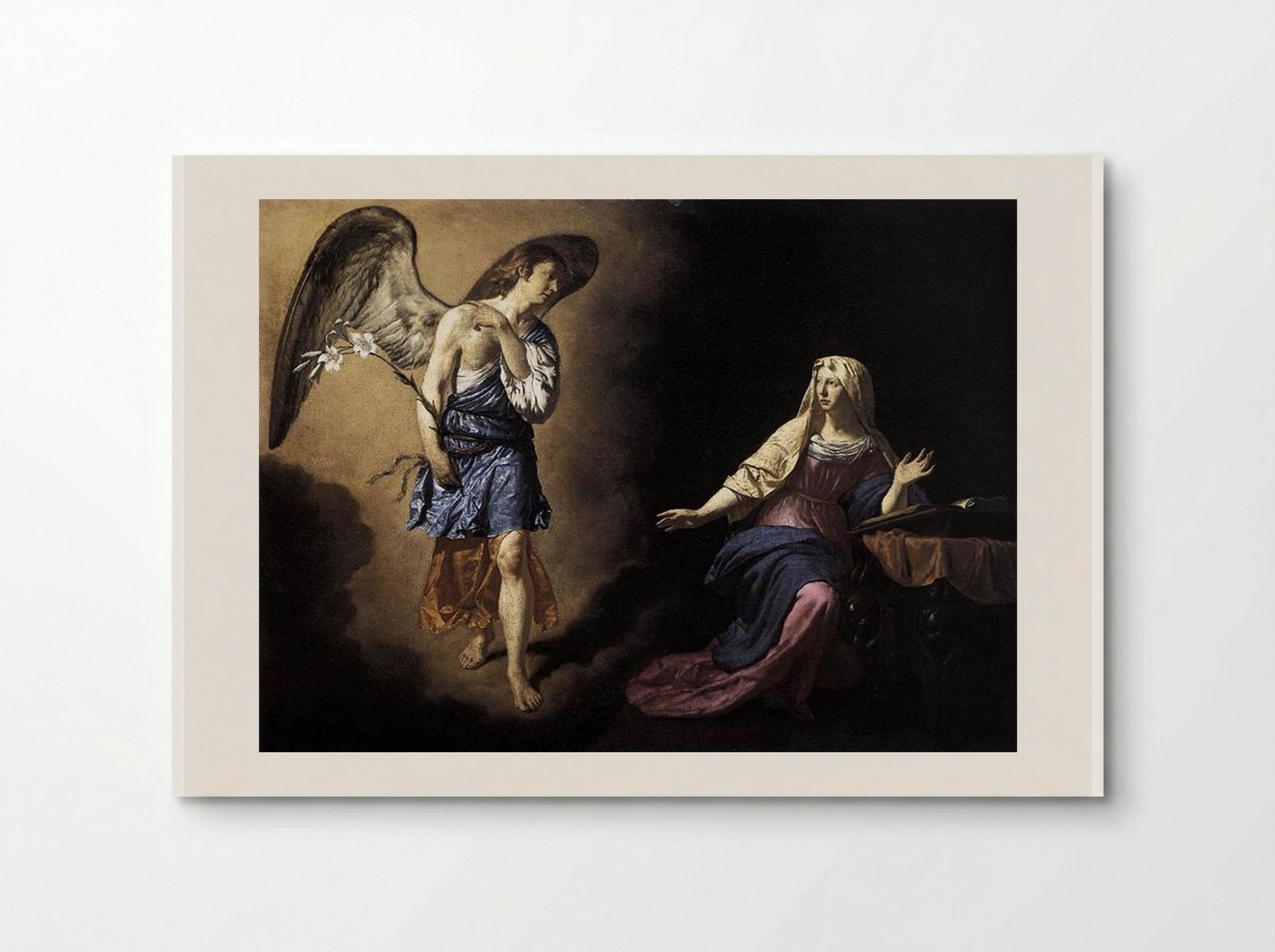 The Annunciation to the Virgin - Adriaen van de Velde - Poster