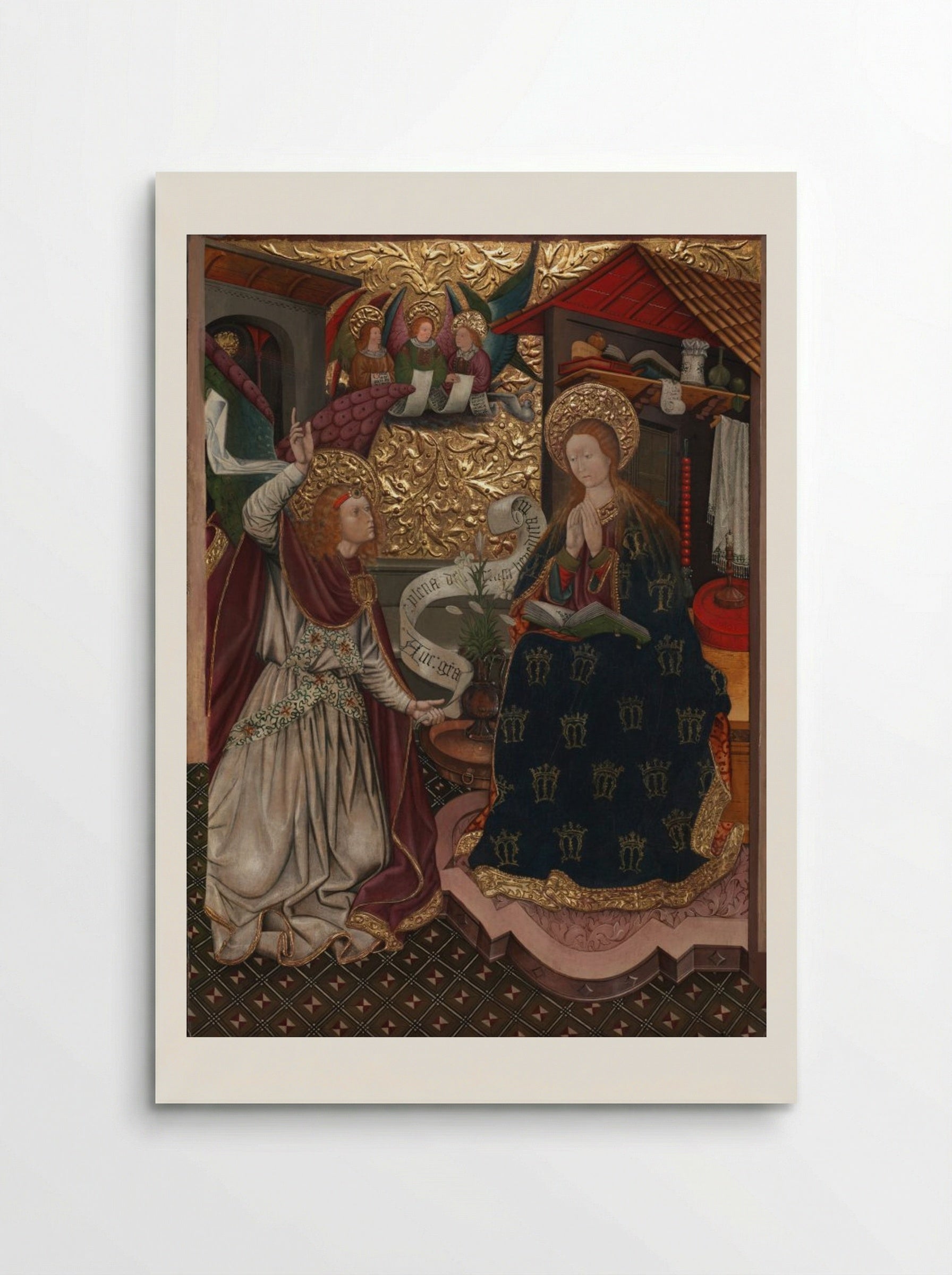 The Annunciation - Jaume Ferrer the Younger - Poster