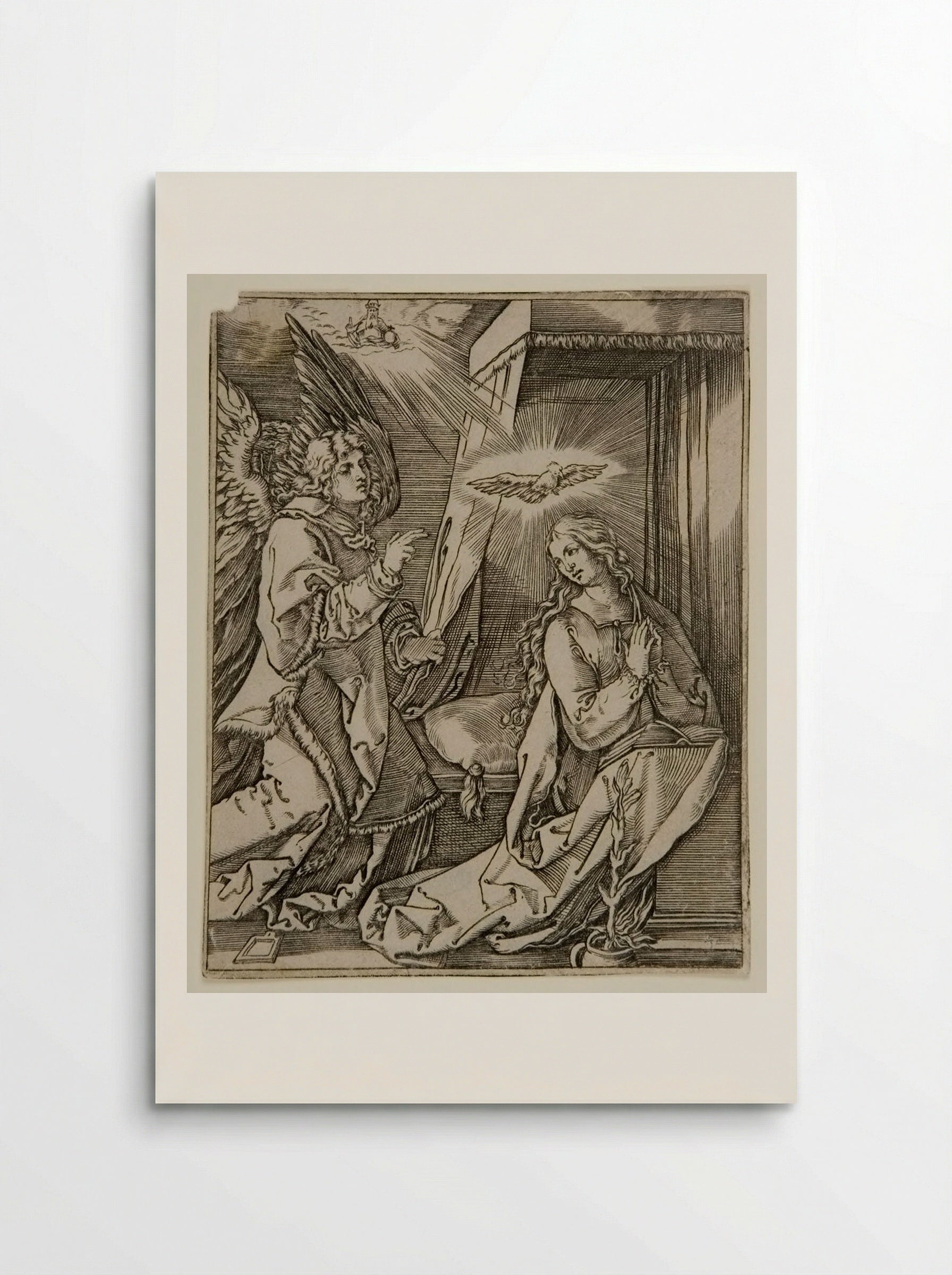 The Annunciation - Marcantonio Raimondi - Poster