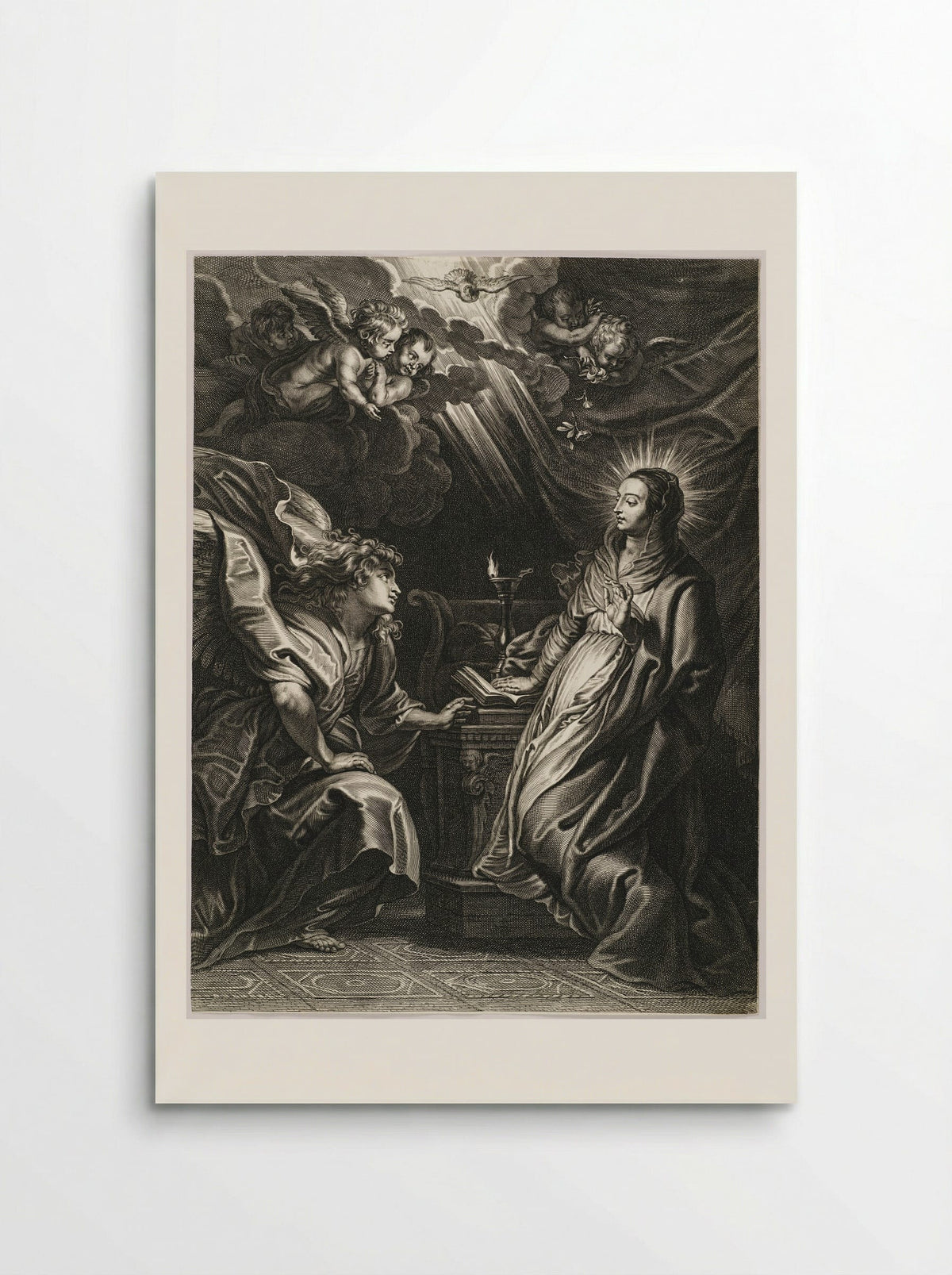 The Annunciation - Schelte Adamsz. Bolswert - Poster