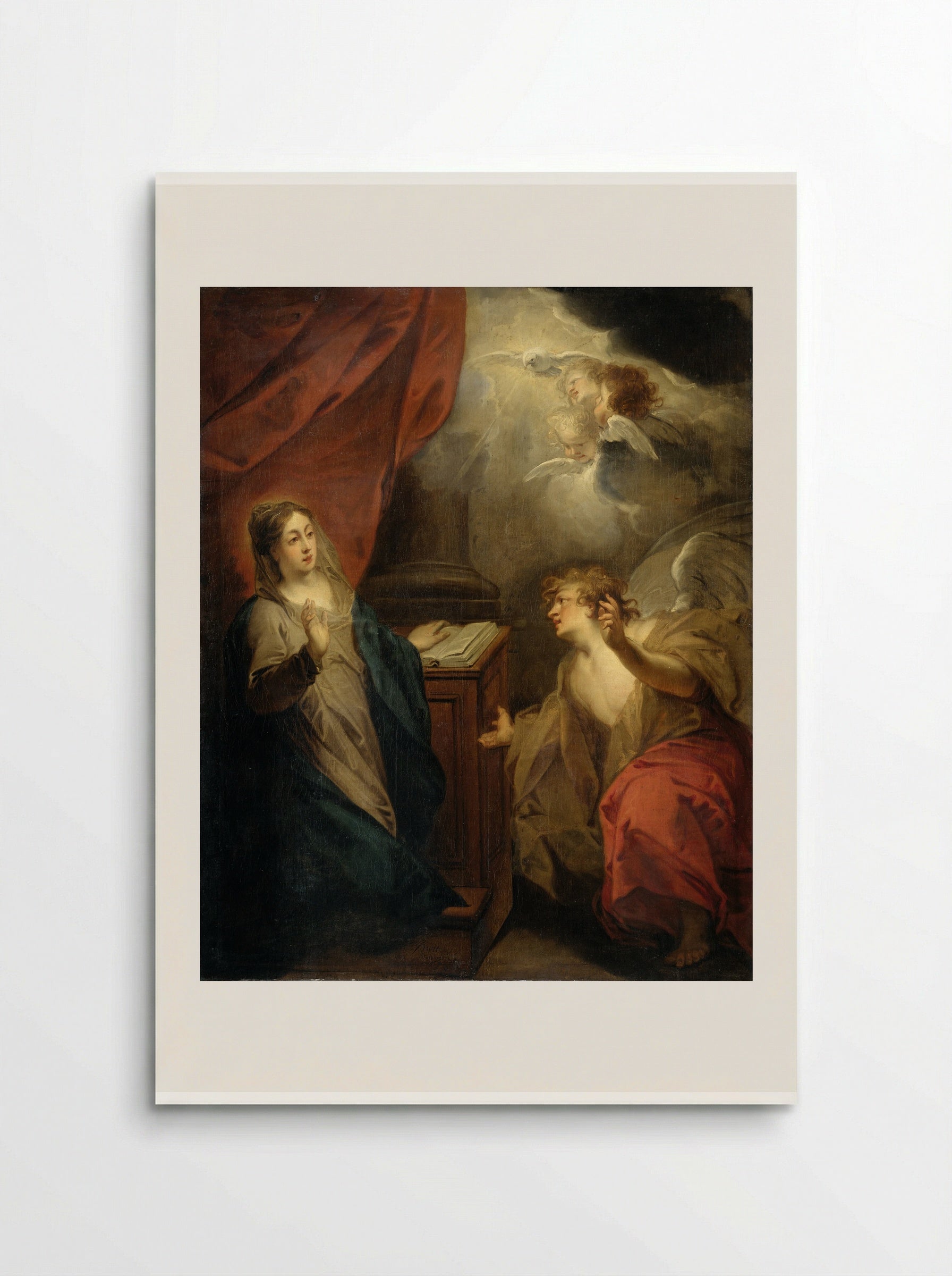 The Annunciation - Jacob de Wit - Poster