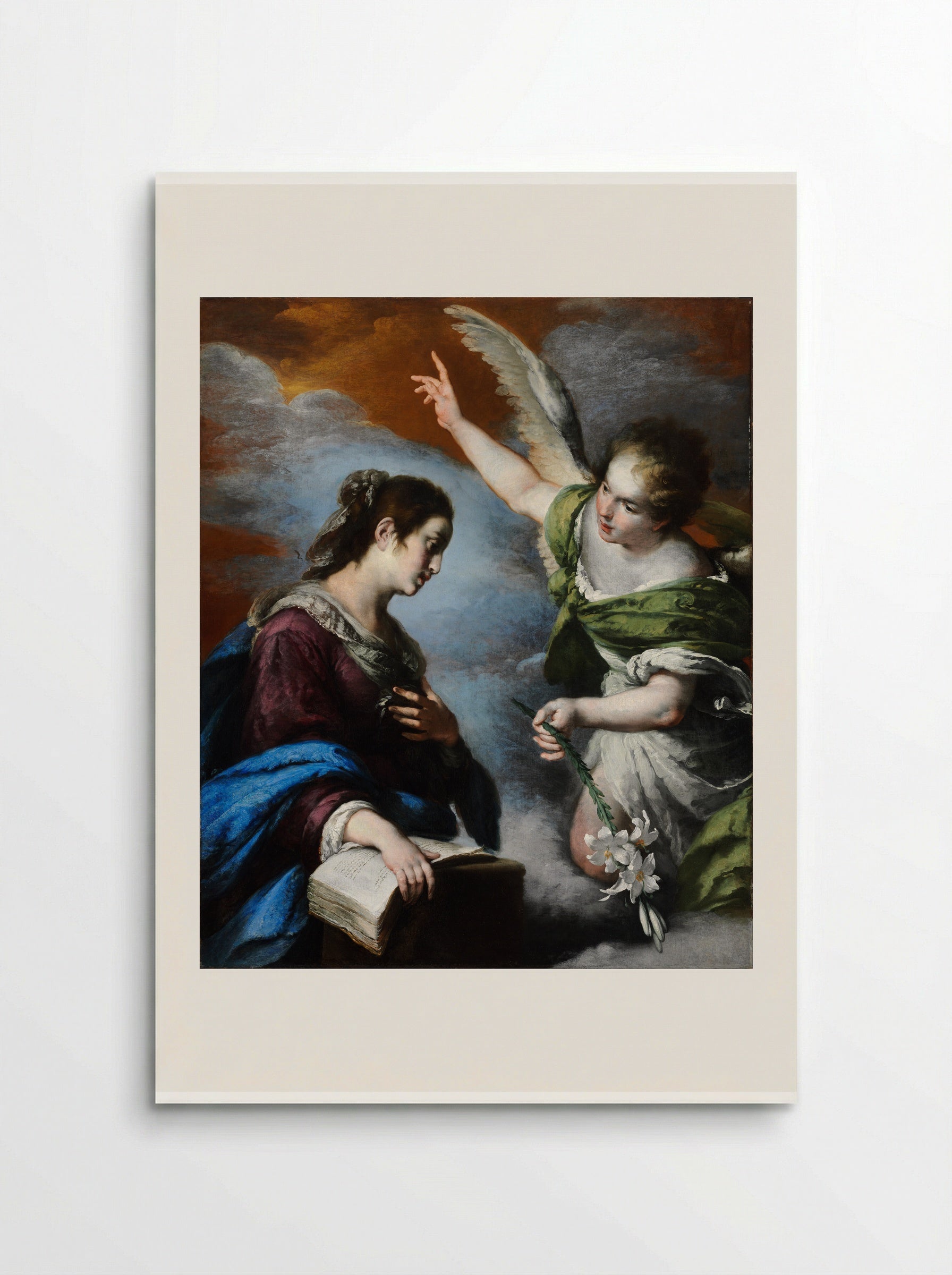 The Annunciation - Bernardo Strozzi - Poster