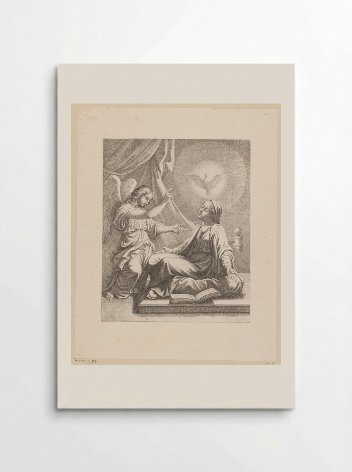 The Annunciation - Pietro del Po - Poster