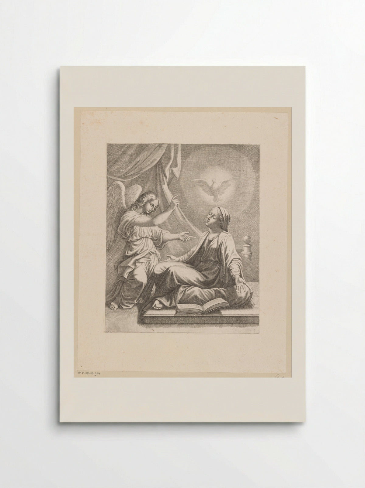 The Annunciation - Pietro del Po - Poster