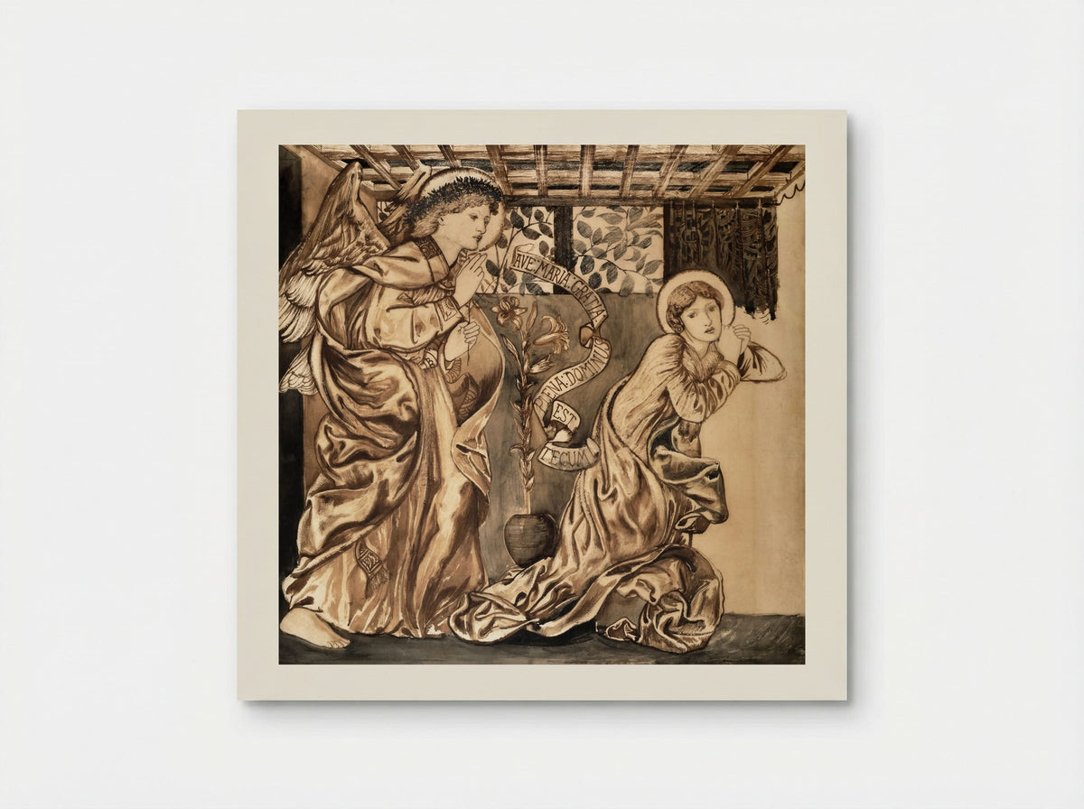 The Annunciation - Edward Burne-Jones - Poster