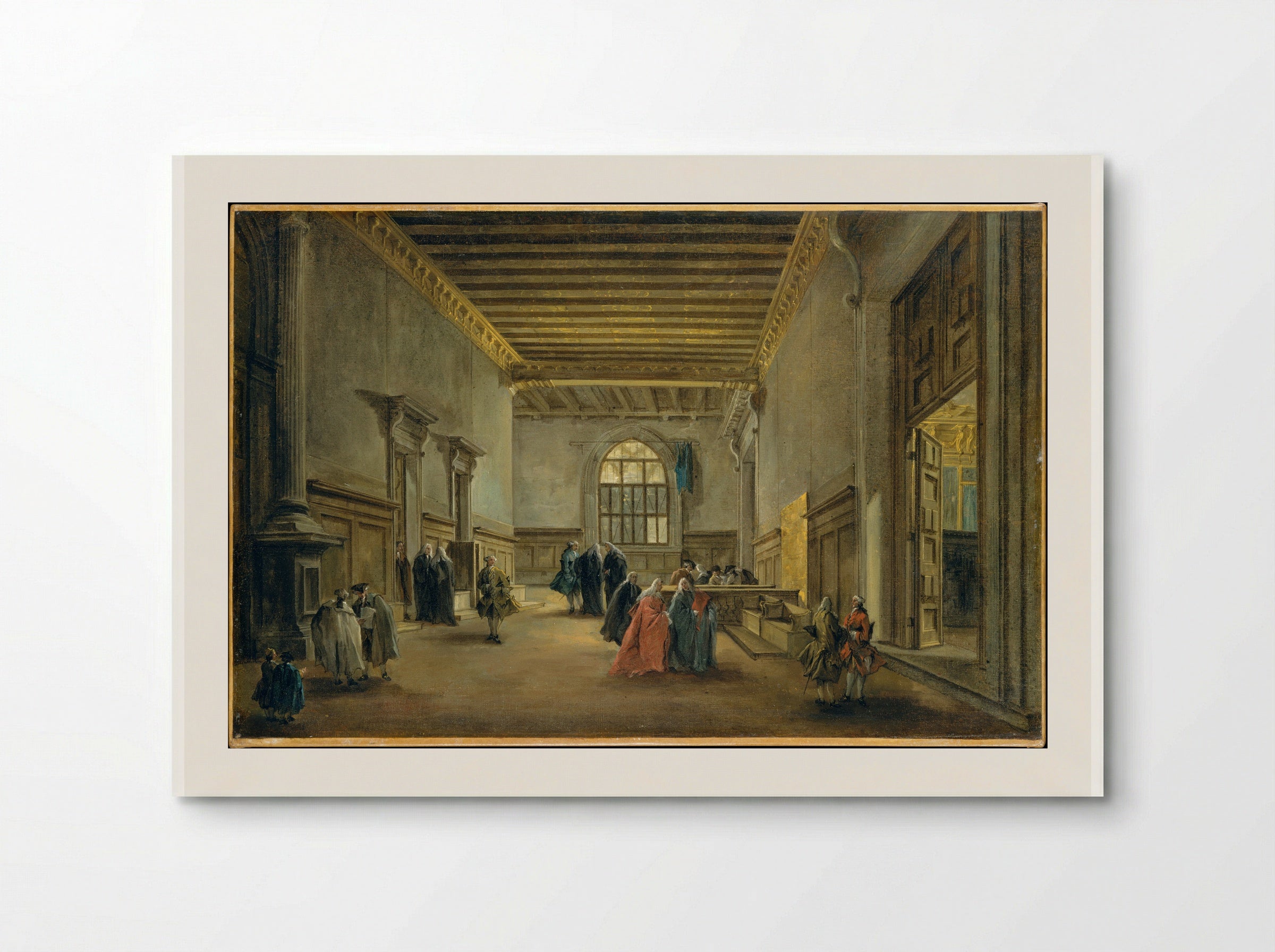 The Antechamber of the Sala del Maggior Consiglio - Francesco Guardi - Poster