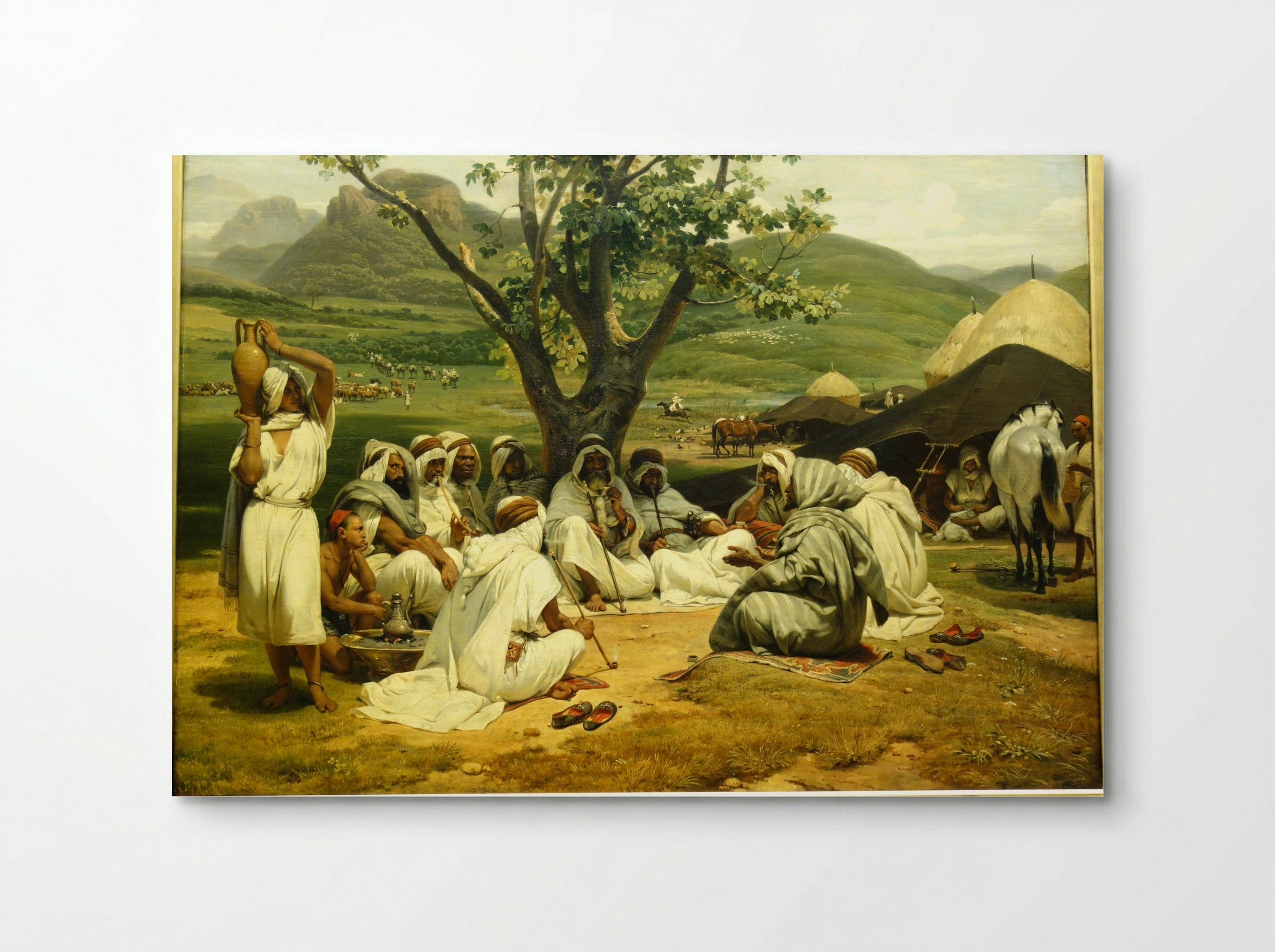The Arab Tale-Teller - Horace Vernet - Poster