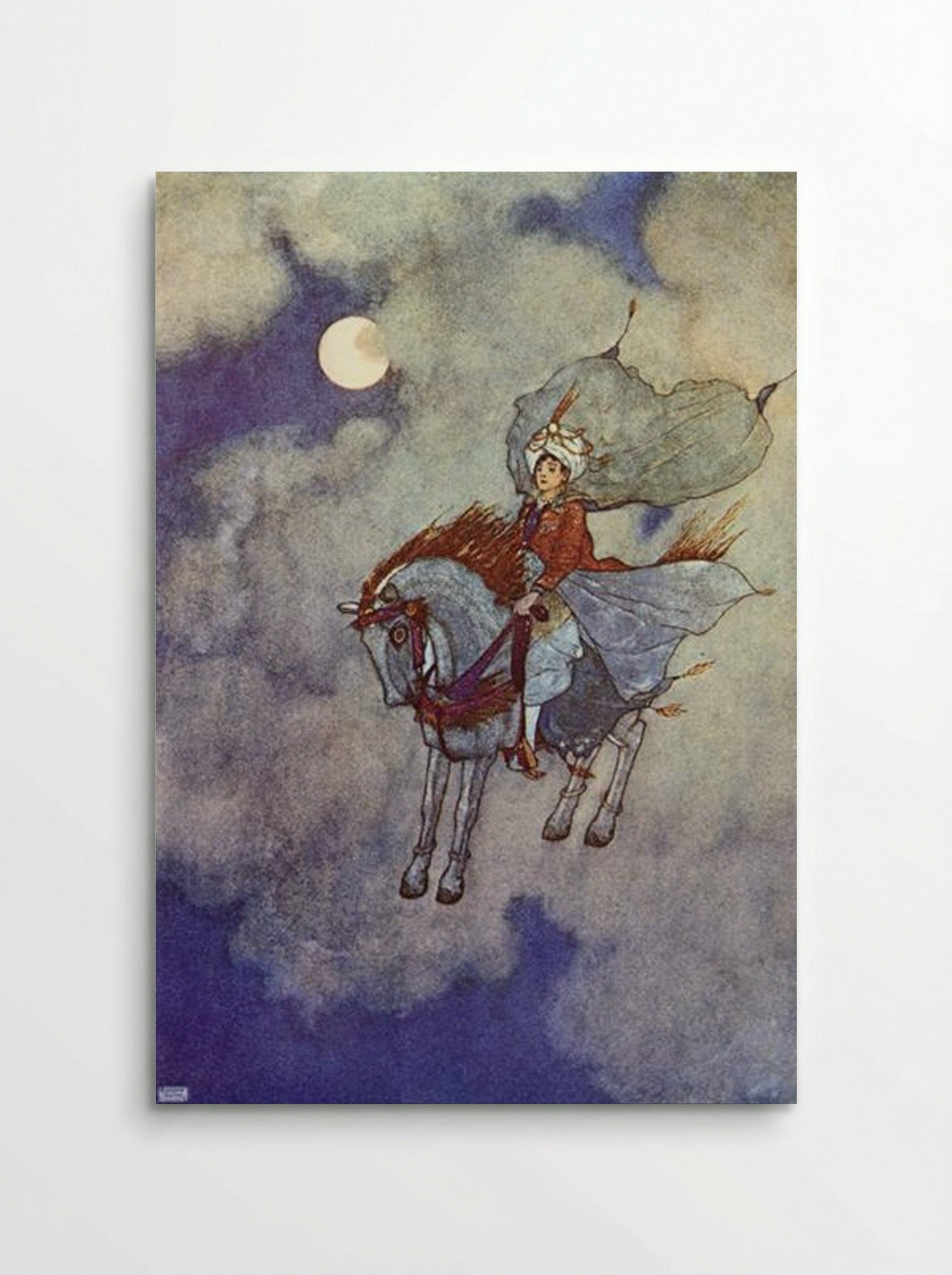 The Arabian Nights: Daylight Faded from View - Edmund Dulac - Poster