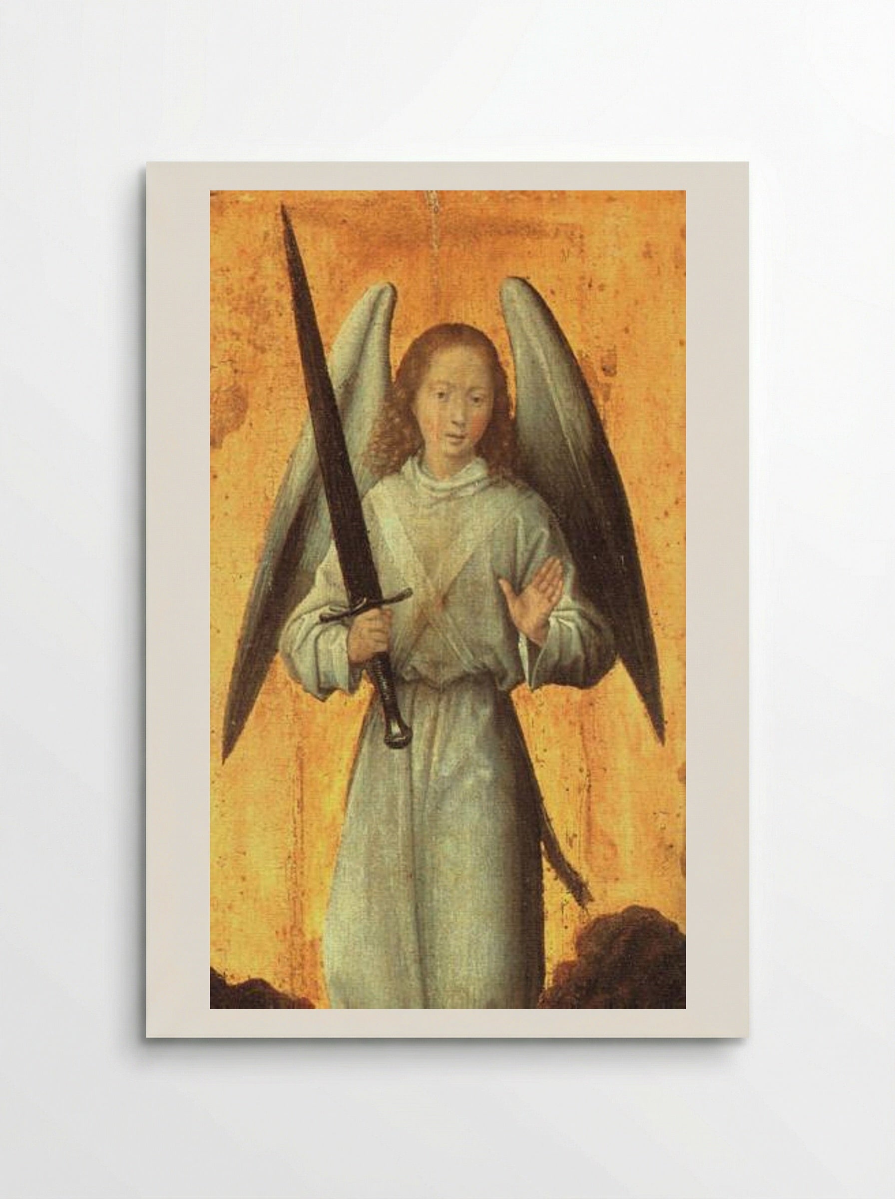 The Archangel Michael - Hans Memling - Poster