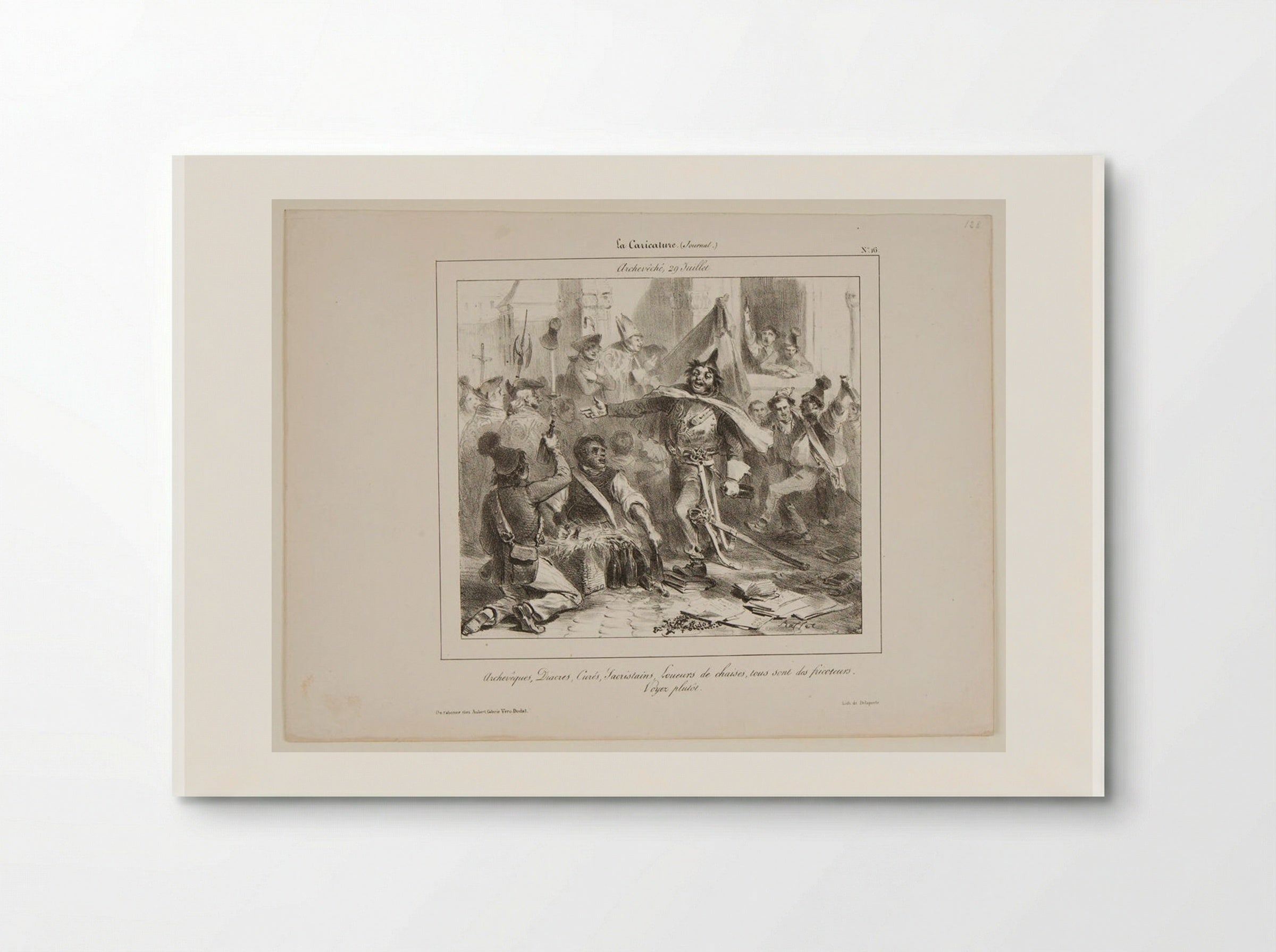 The Archbishopric, July 29 - Denis-Auguste-Marie Raffet - Poster