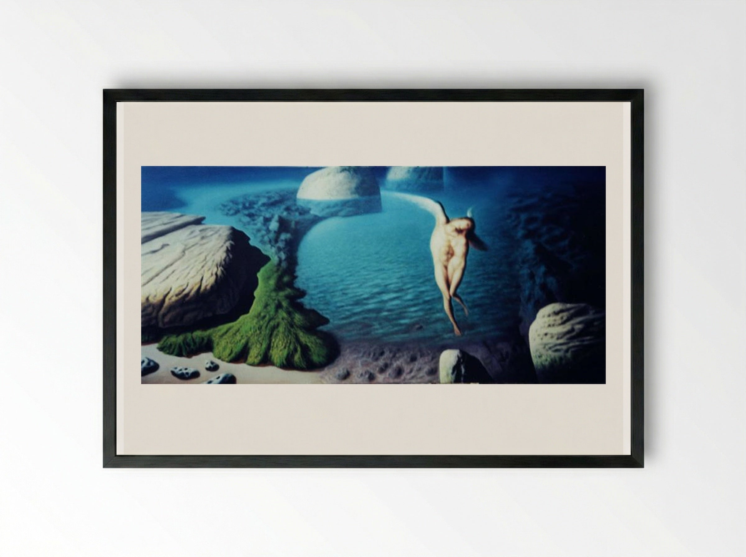 The Archipelago of Love - Sabin Balasa - Framed Print Black