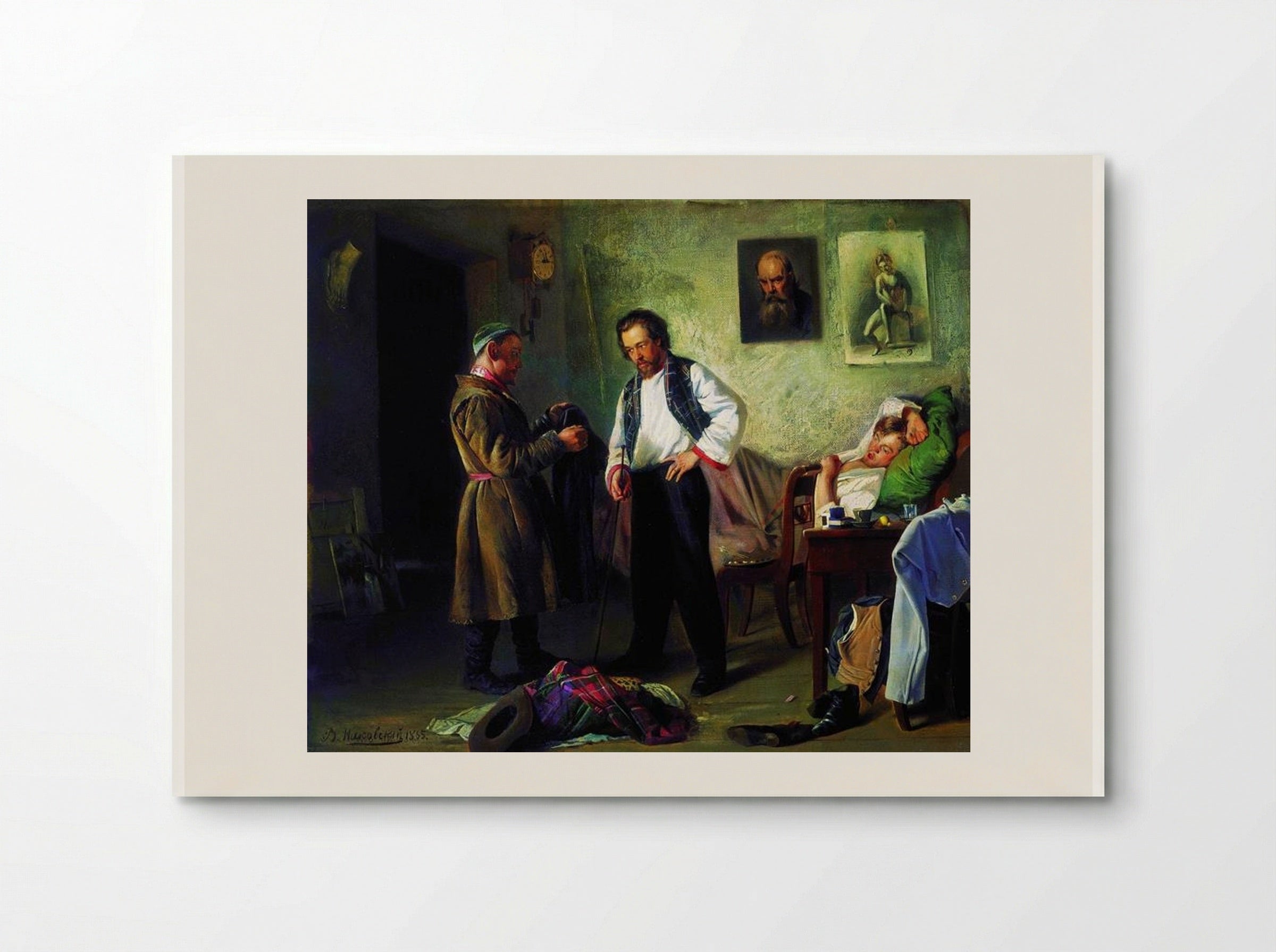 The Artist Selling Old Things to a Tatar - Vladimir Makovsky - Poster