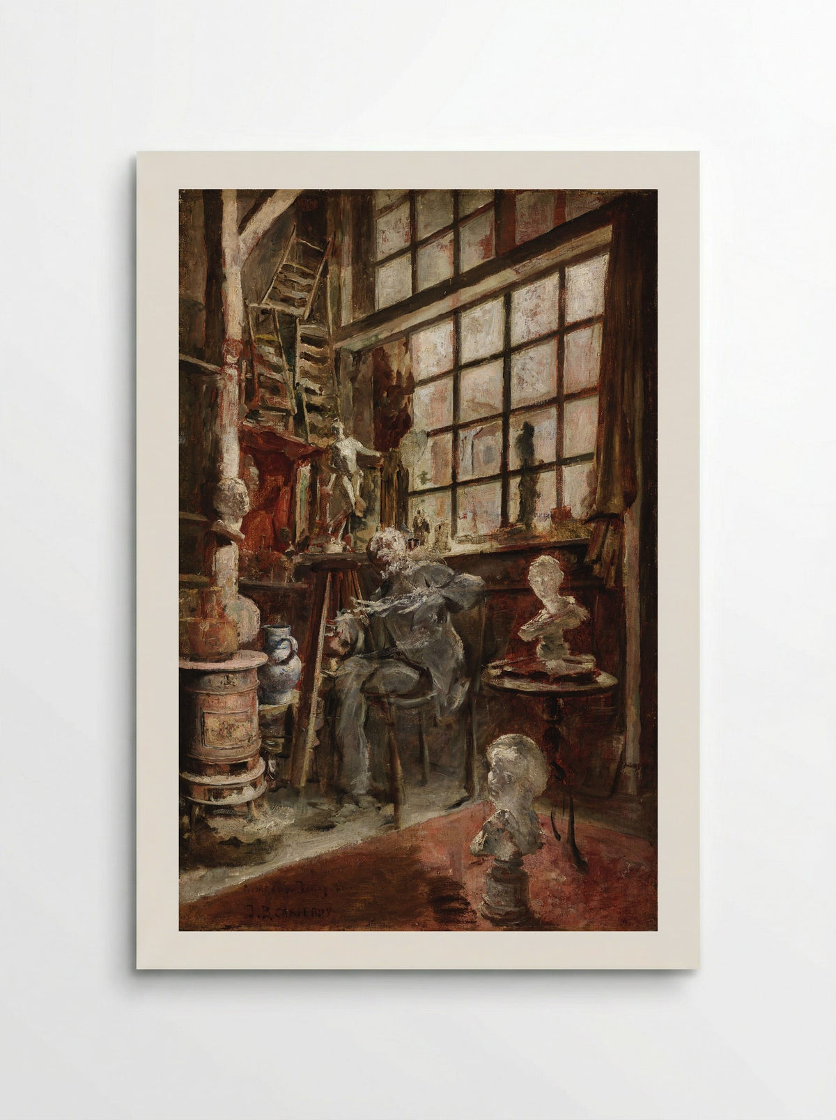 The Artist in his Studio - Jean-Baptiste Carpeaux - Poster