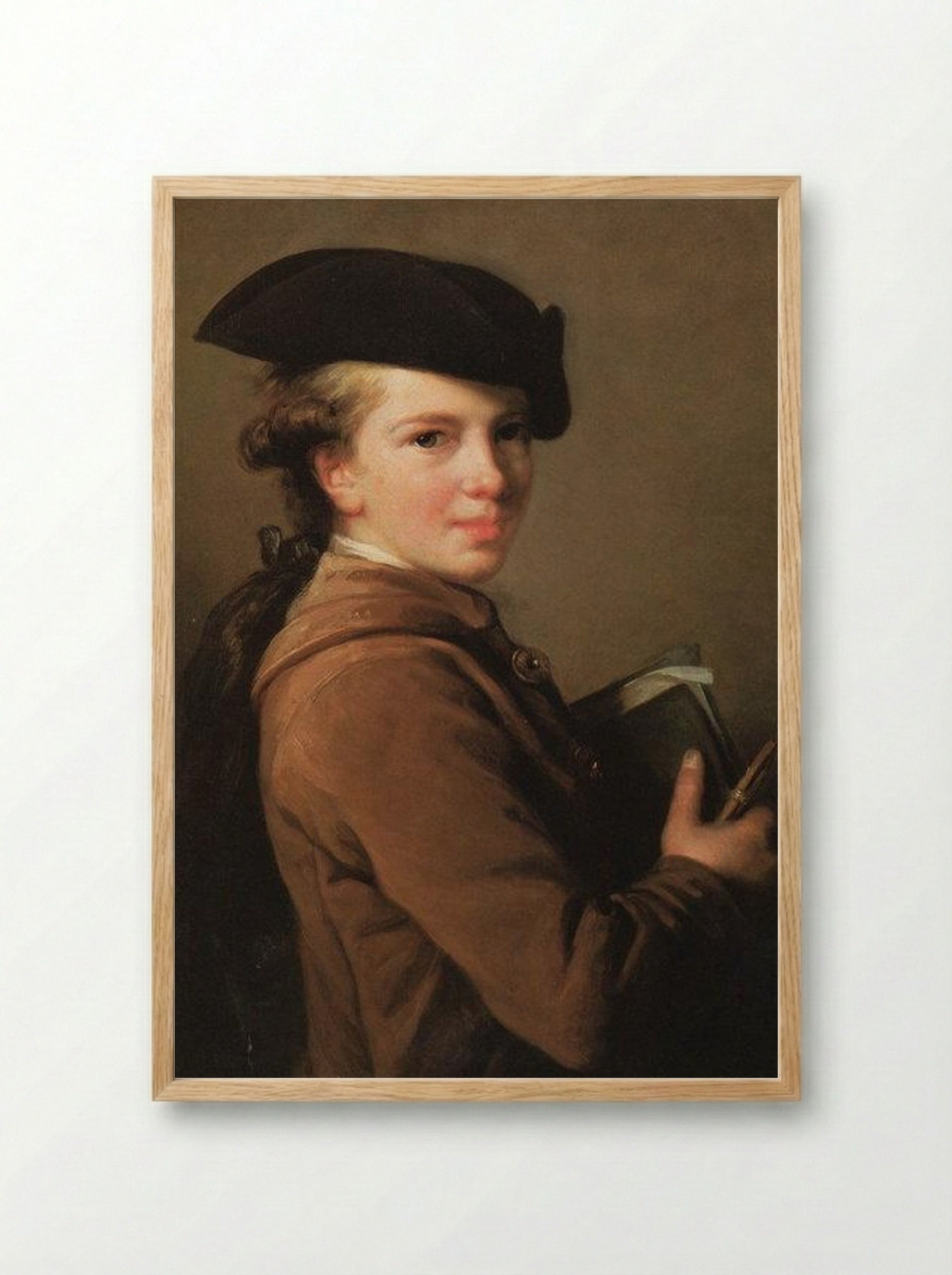 The Artist's Brother - Louise Elisabeth Vigée Le Brun - Framed Print Wood