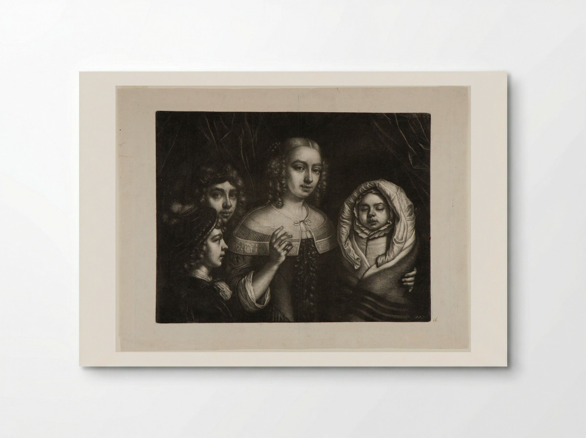 The Artist's Family - Wallerant Vaillant - Poster
