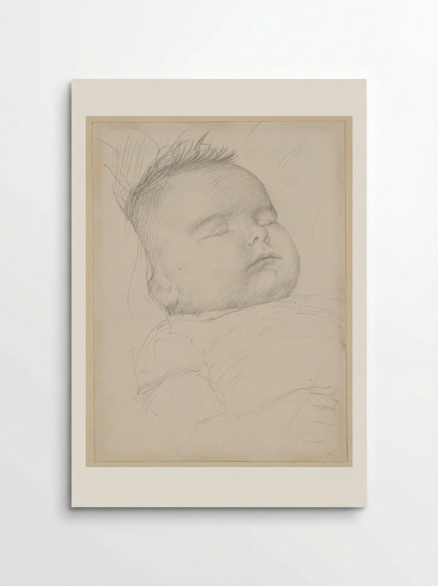 The Artist's Infant Son, Henry Arthur Legros - Alphonse Legros - Poster