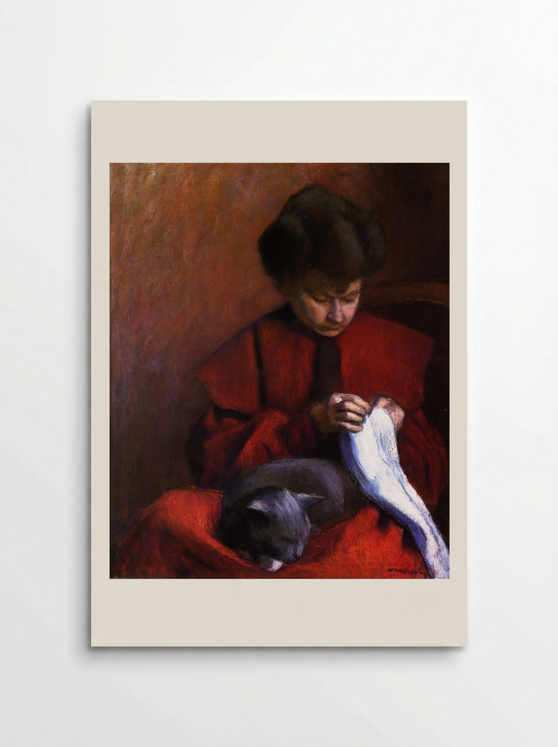 The Artist's Mother - Mary Cassatt - Poster