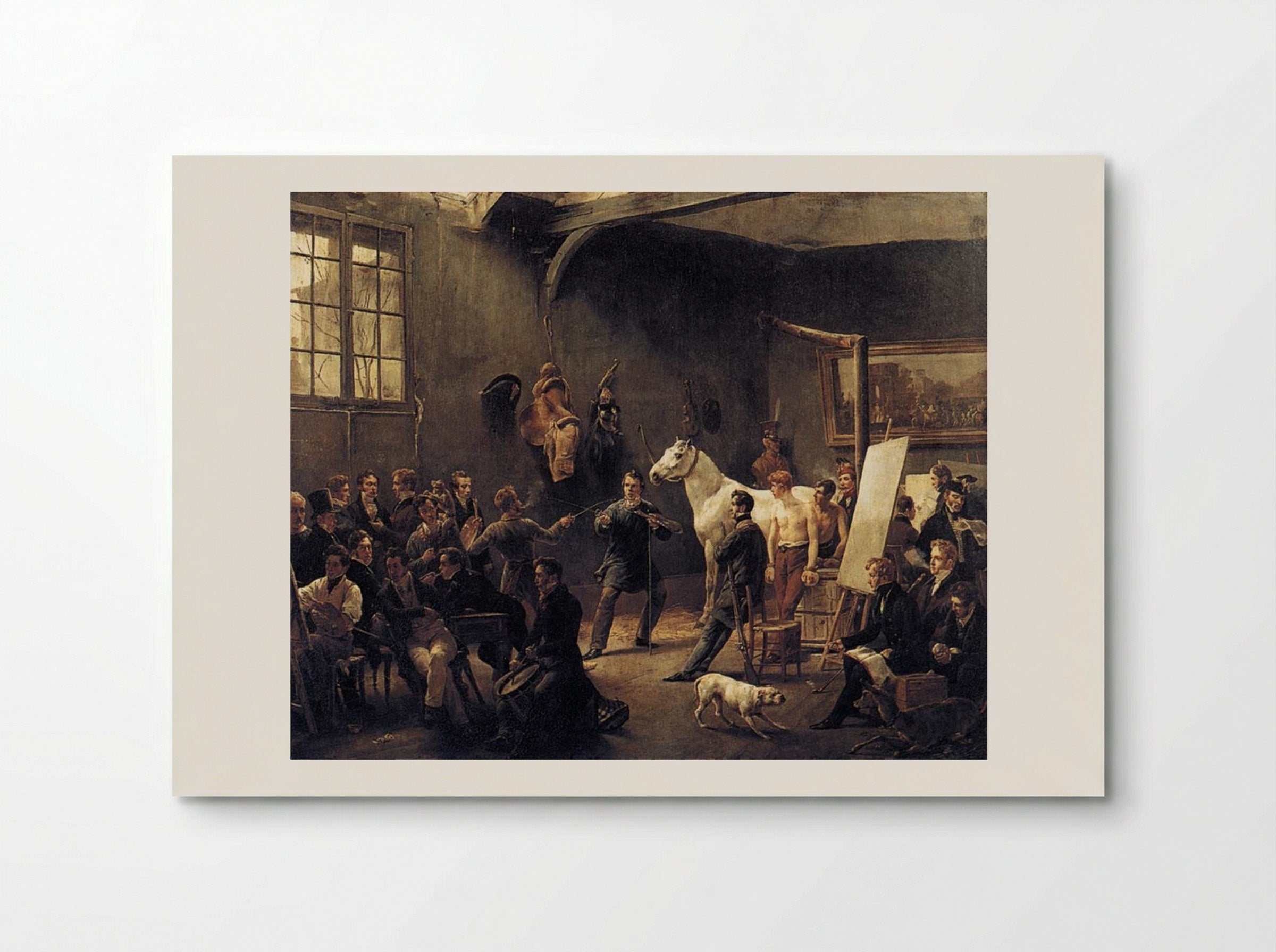 The Artist's Studio - Horace Vernet - Poster
