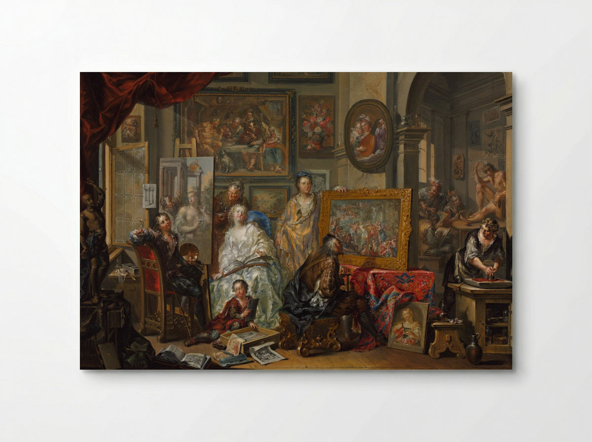The Artist's Studio - Johann Georg Platzer - Poster
