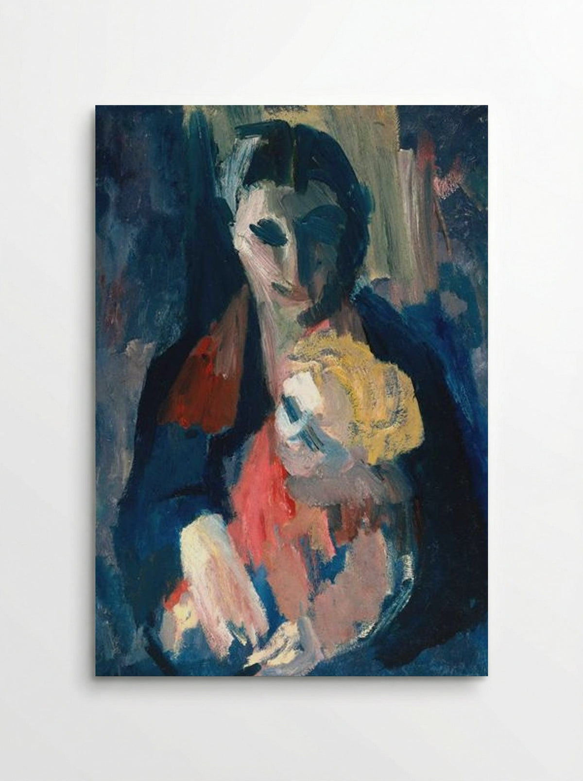 The Artist's Wife and Baby - David Bomberg - Poster