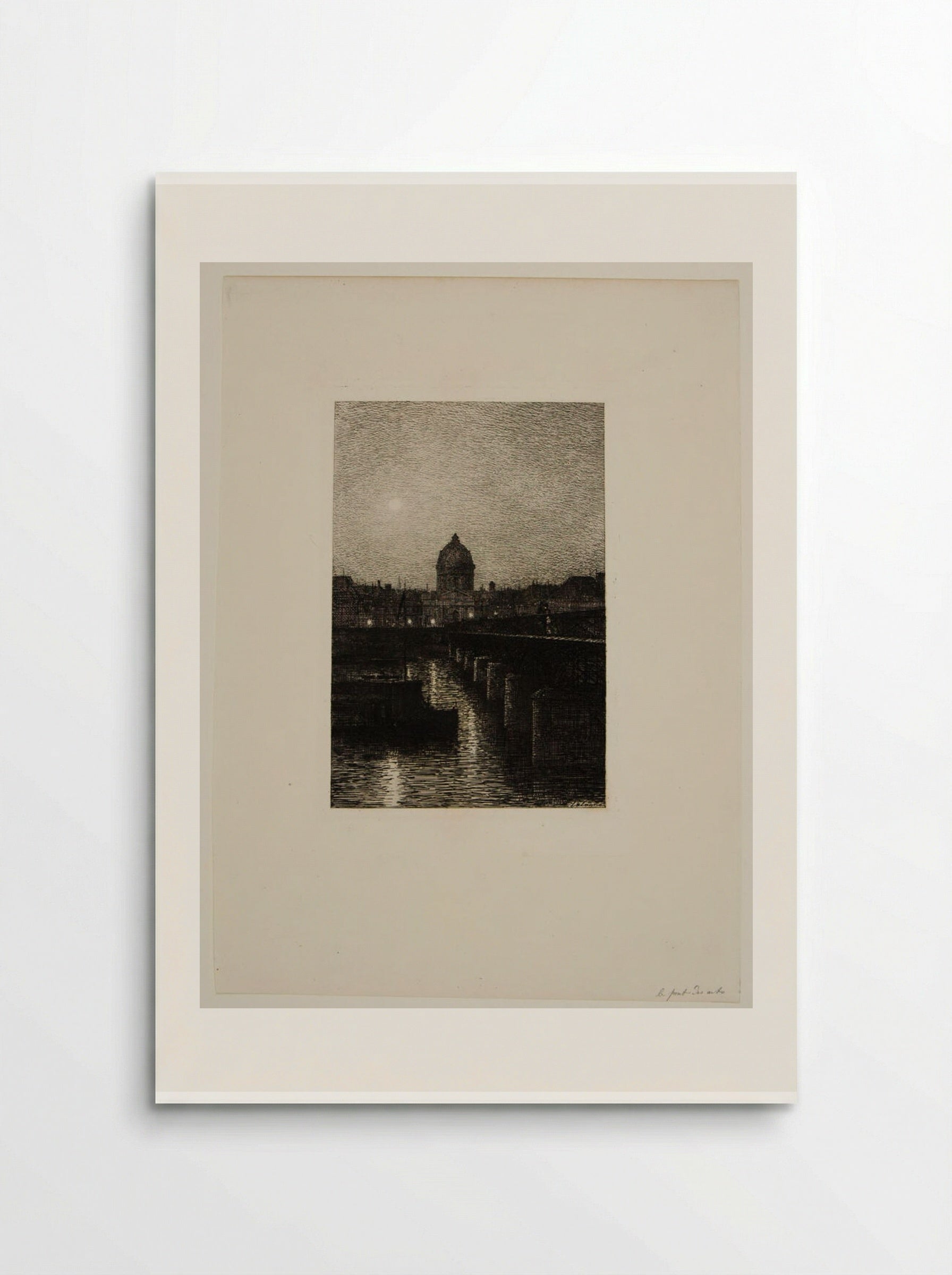 The Arts Bridge and the Institute - Maxime Lalanne - Poster
