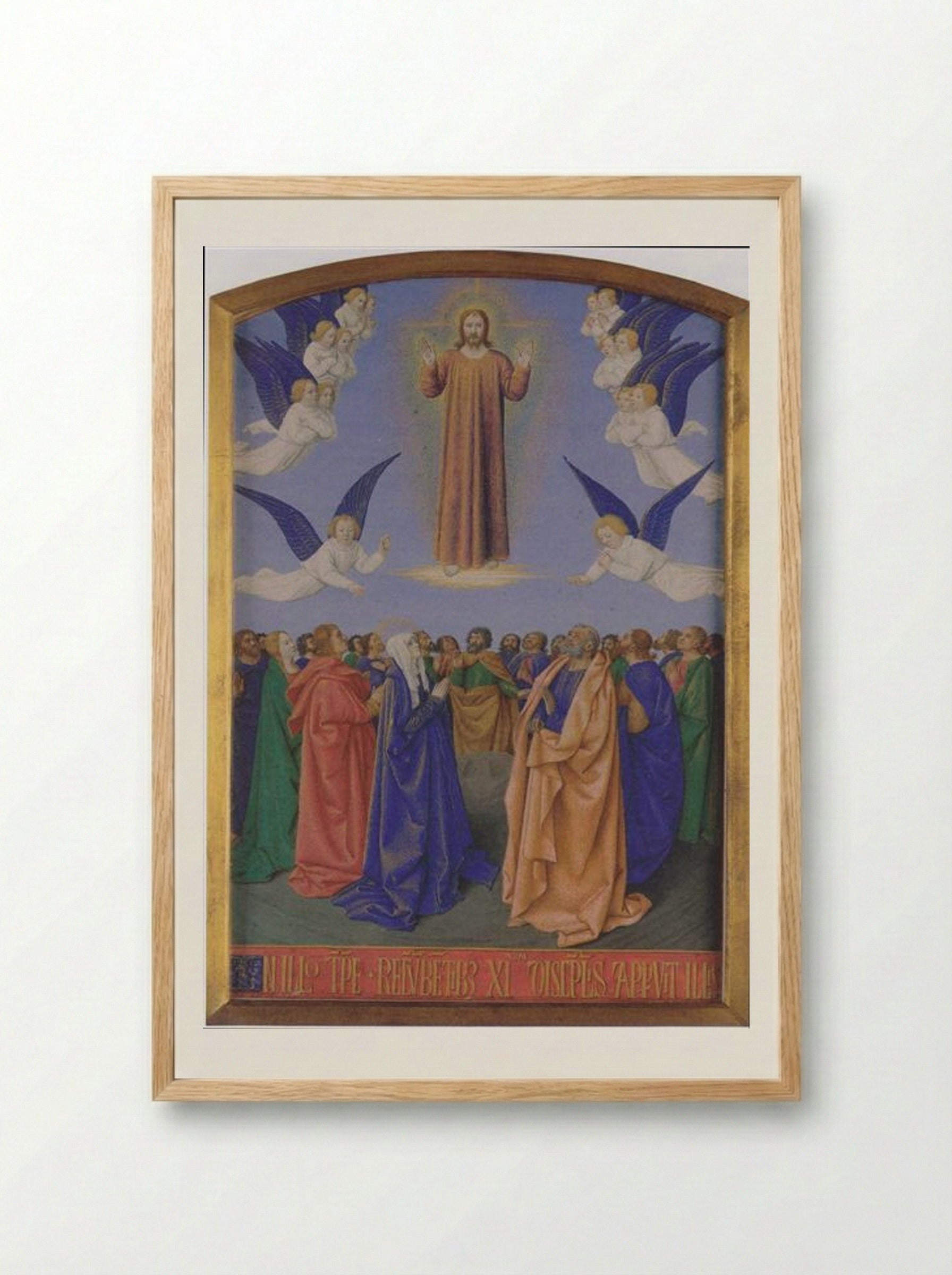 The Ascension of Christ - Jean Fouquet - Framed Print Wood