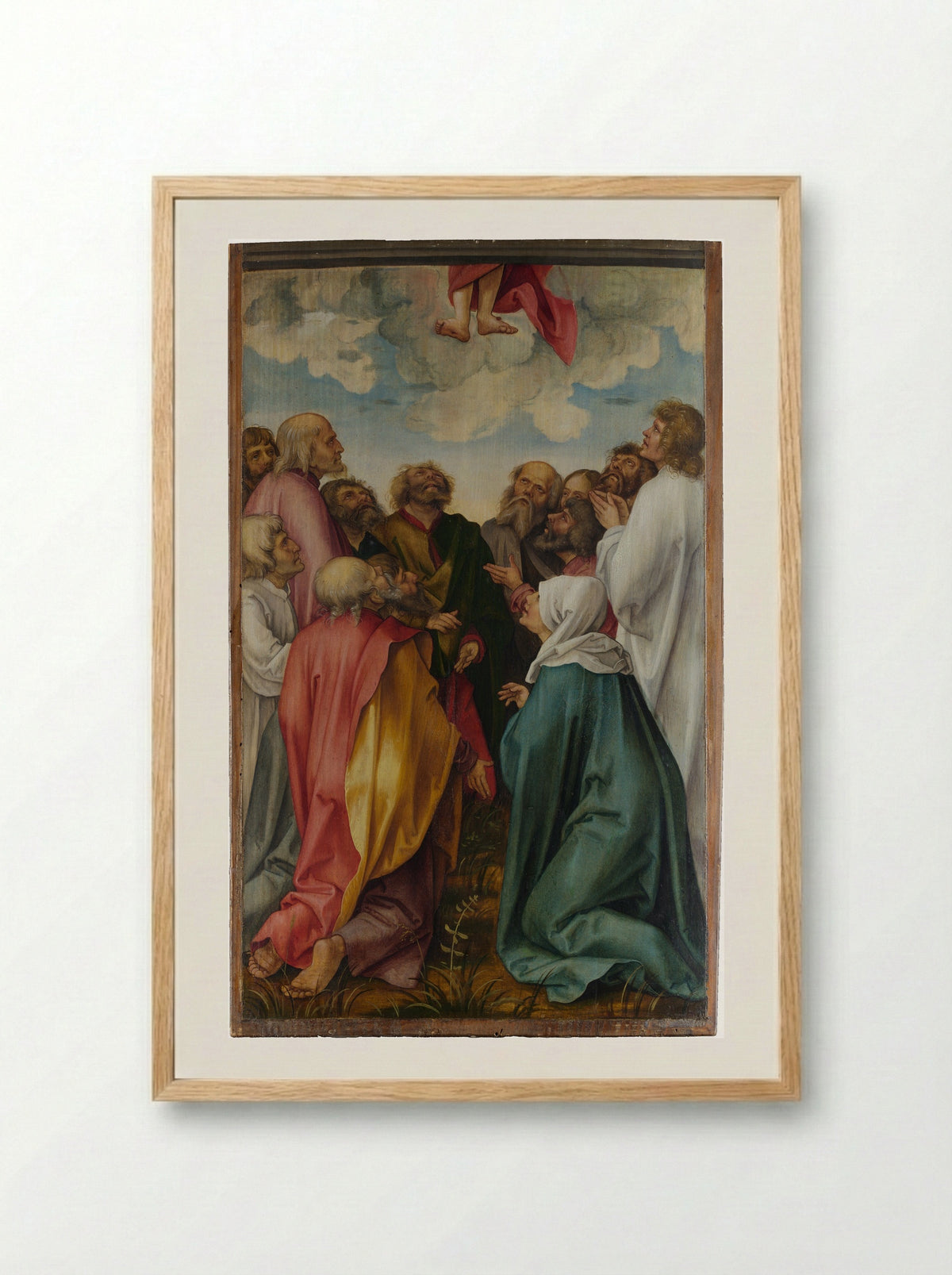 The Ascension of Christ - Hans Süss von Kulmbach - Framed Print Wood