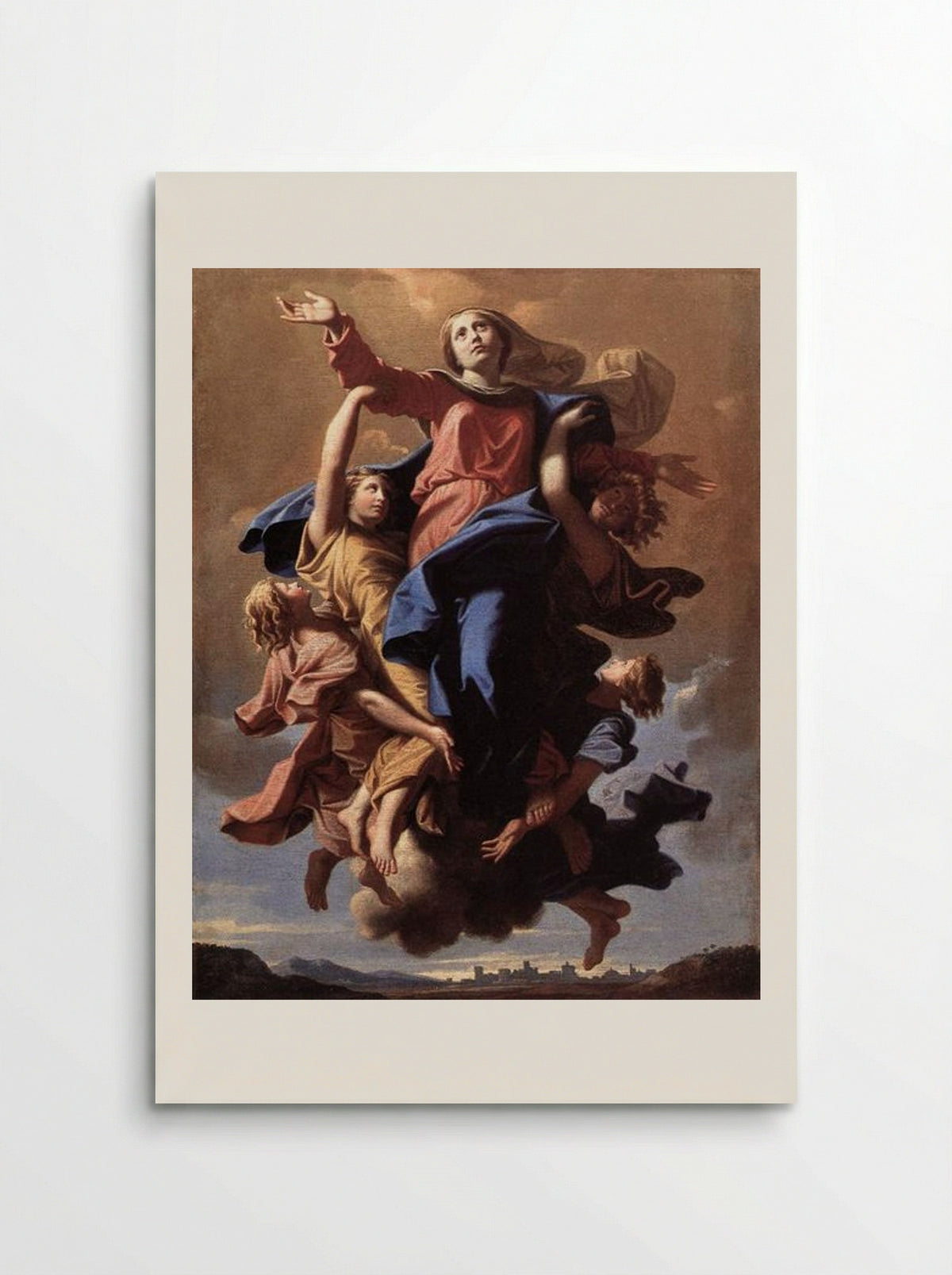 The Assumption of the Virgin - Nicolas Poussin - Poster
